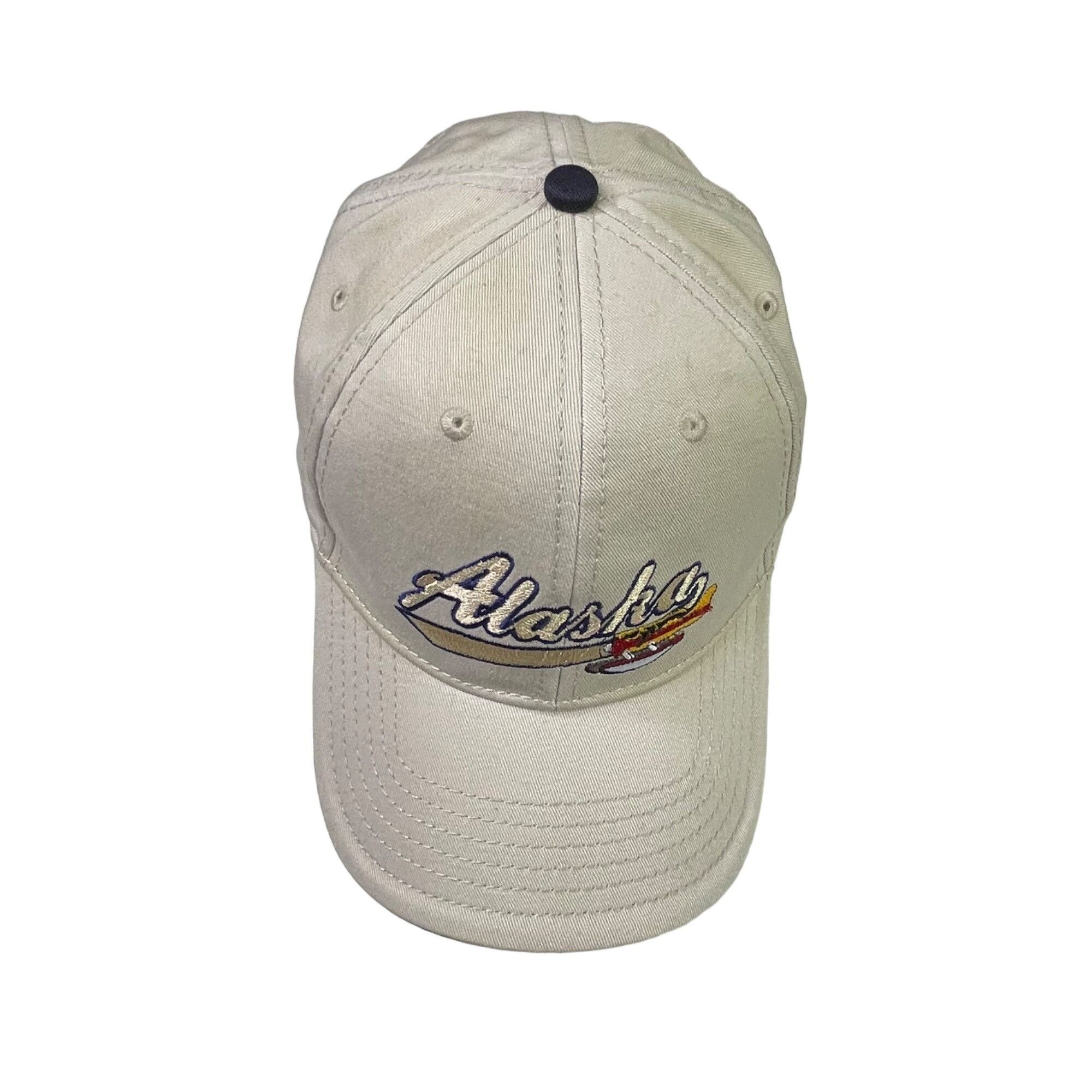 Other Alaska Hat Adjustable Strap Baseball Cap Airplane Embroider Size ONE SIZE - 3 Thumbnail