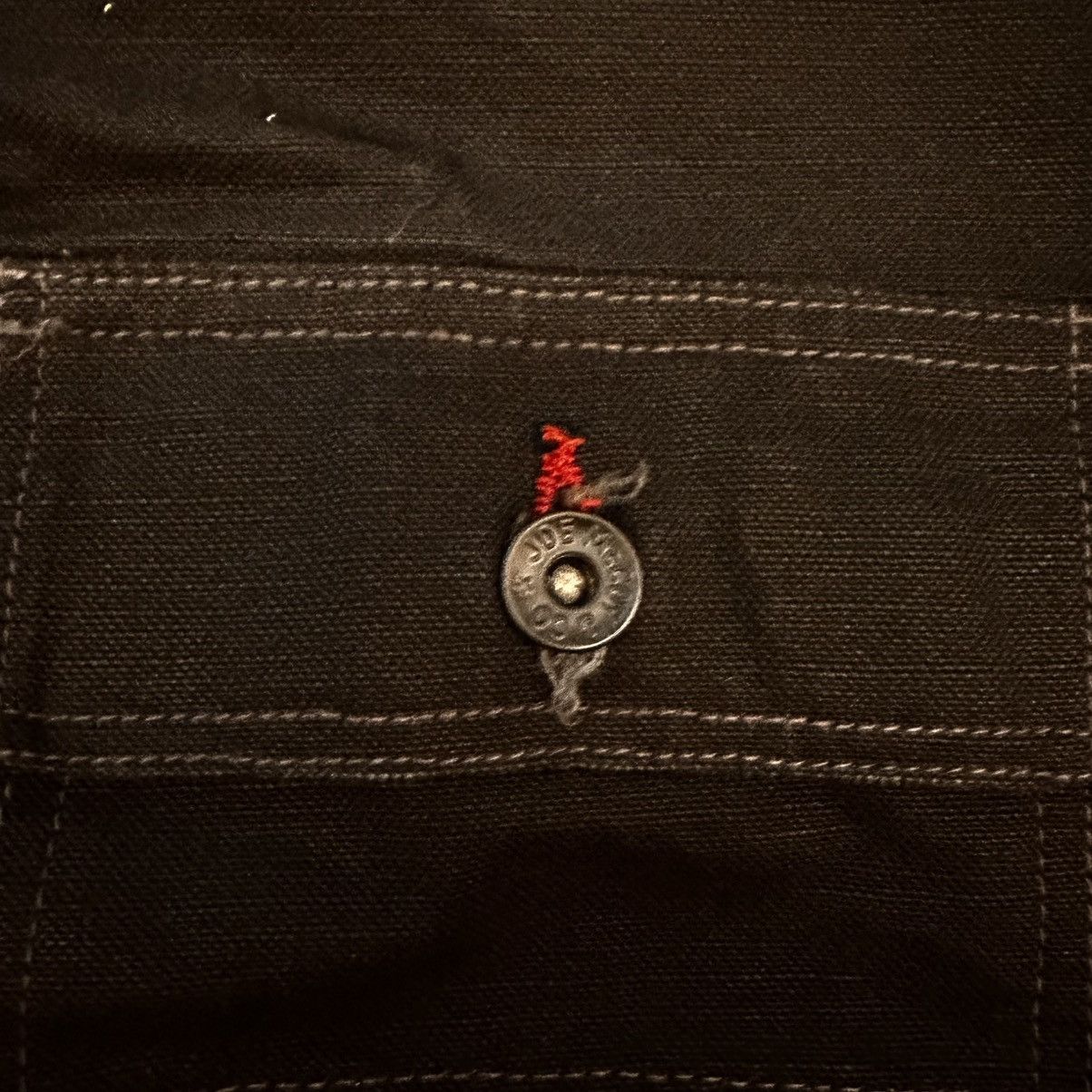 Japanese Brand × The Real McCoy's JOE McCOY 8HOUR UNION BLACK DENIM COVERALL Size 40 Japan Size US L / EU 52-54 / 3 - 7 Thumbnail