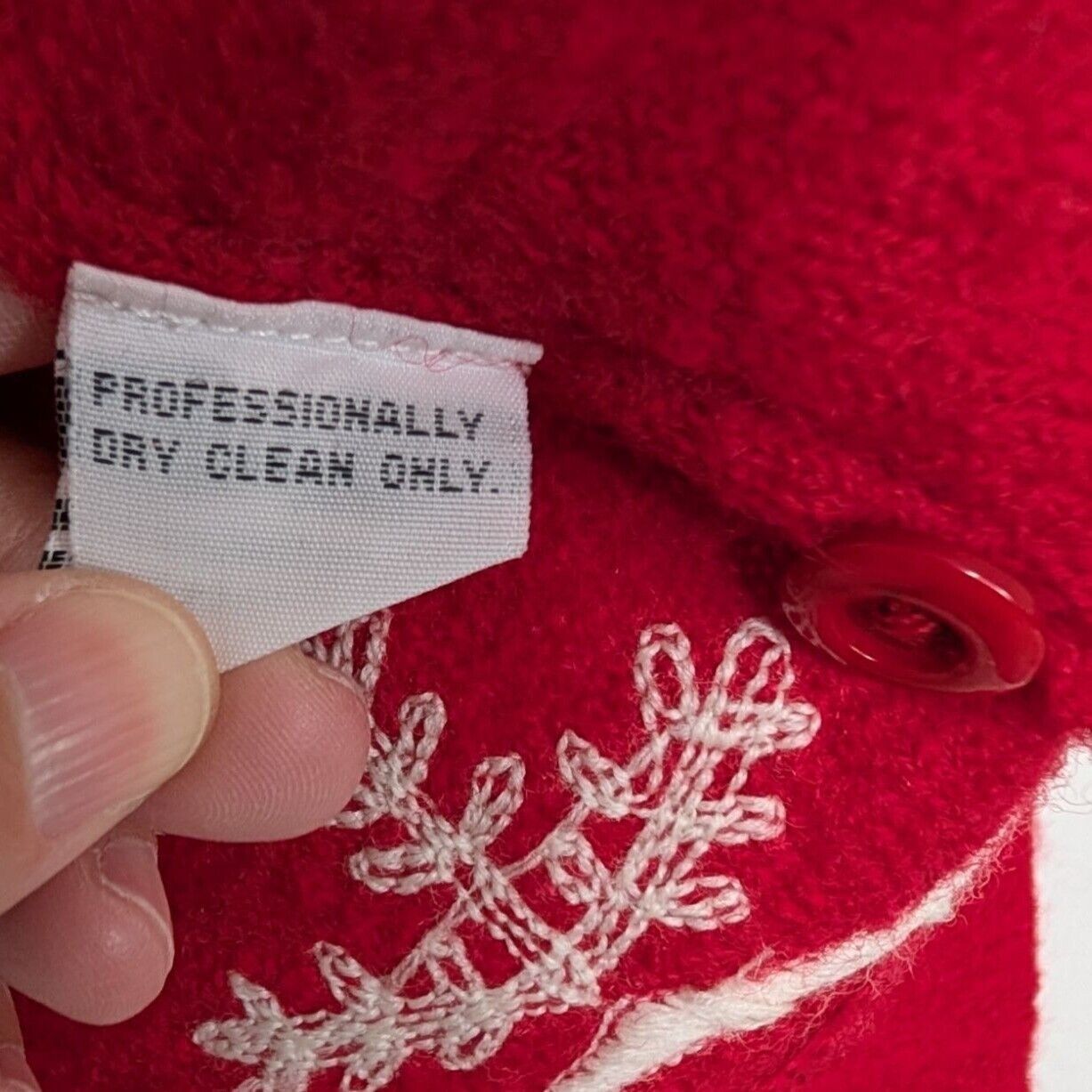 Other Marisa Christina Embroidered Christmas Cardigan Womens Sz M Size M / US 6-8 / IT 42-44 - 8 Thumbnail