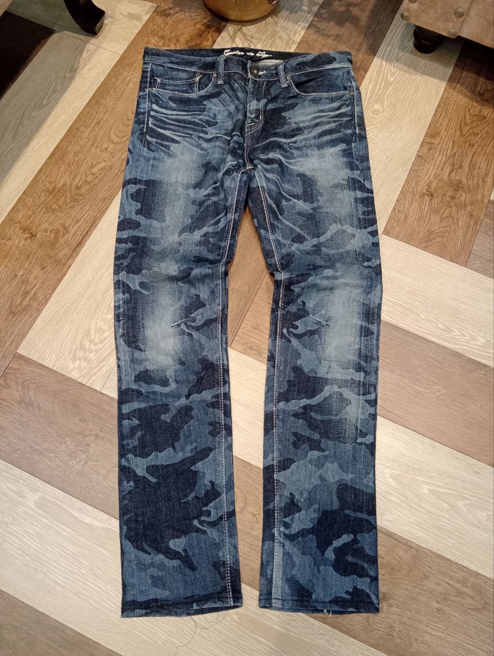 GOSTAR DE FUGA JAPANESE GOSTAR DE FUGA BLUE DENIM JEANS Size US 33 - 2 Thumbnail
