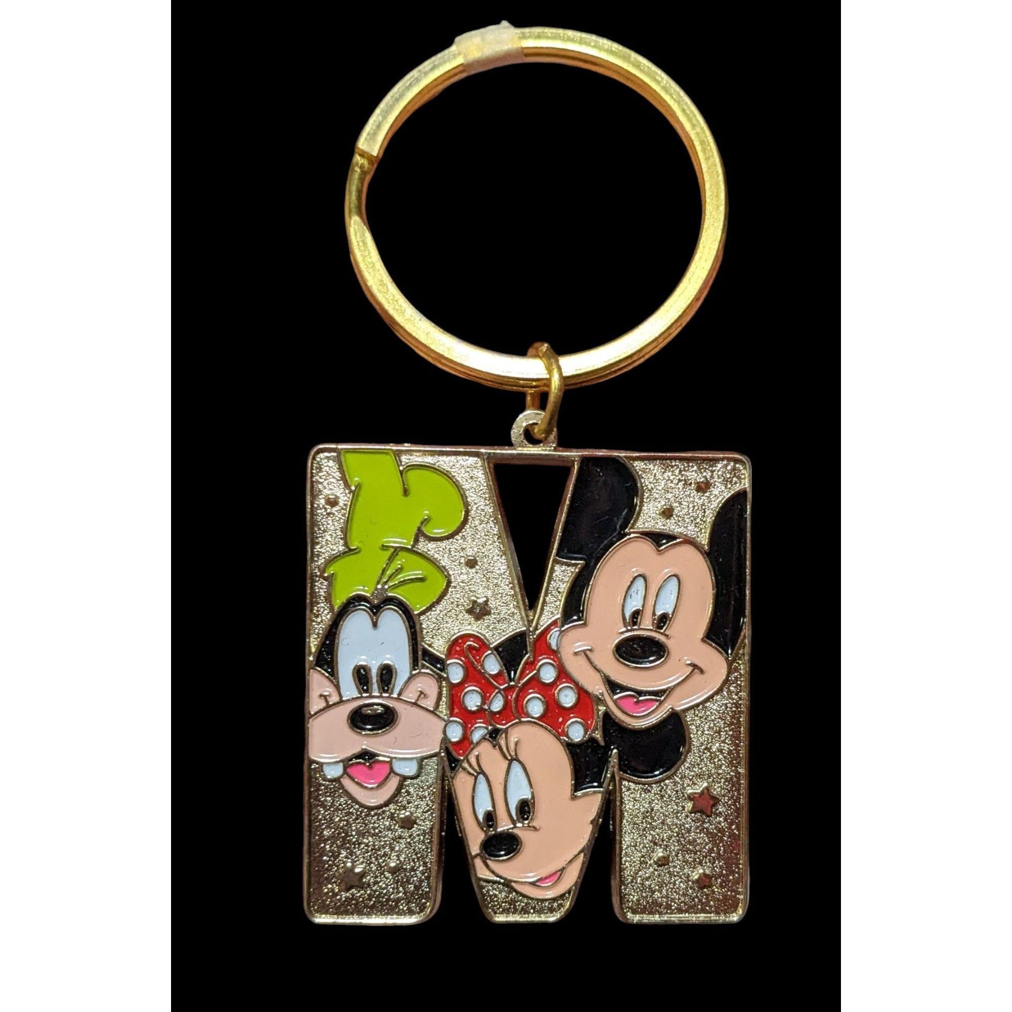 Disney Disney World Resort M Initial Enamel Keychain Size ONE SIZE - 1 Thumbnail