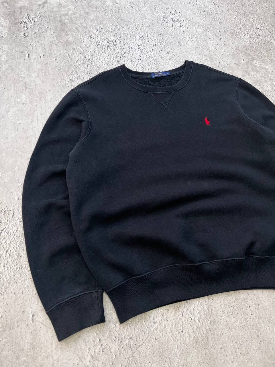 Polo Ralph Lauren × Vintage Polo Ralph Lauren L big logo sweatshirt long sleeve knit Size US L / EU 52-54 / 3 - 1 Thumbnail