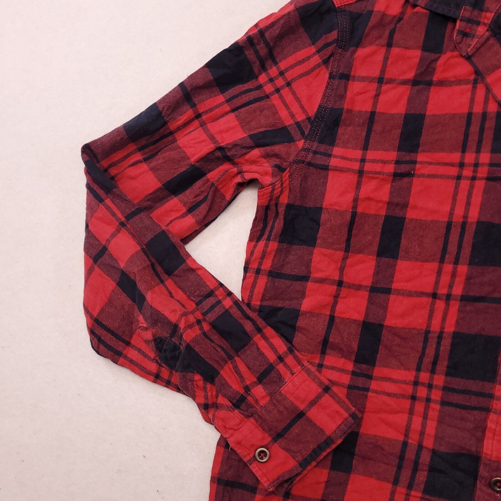 21 Men 21 Men Madras Flannel Button Up Shirt Mens Size S Red Black Size US S / EU 44-46 / 1 - 5 Thumbnail