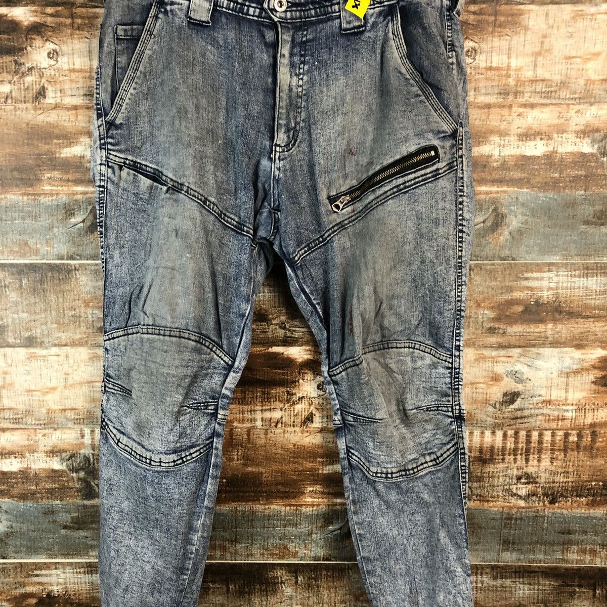 Japanese Brand Japanese Brand vintage Blue Denim Joggers Pants #A2128 Size US 34 / EU 50 - 5 Thumbnail