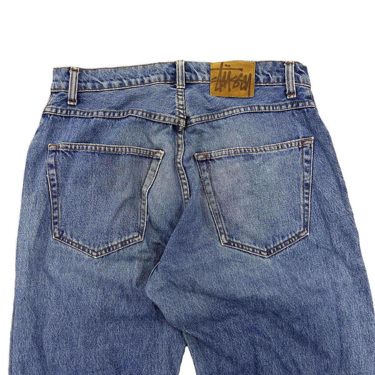 Stussy × Vintage Vintage Stussy Distressed Jeans Made in Usa Size US 34 / EU 50 - 2 Thumbnail