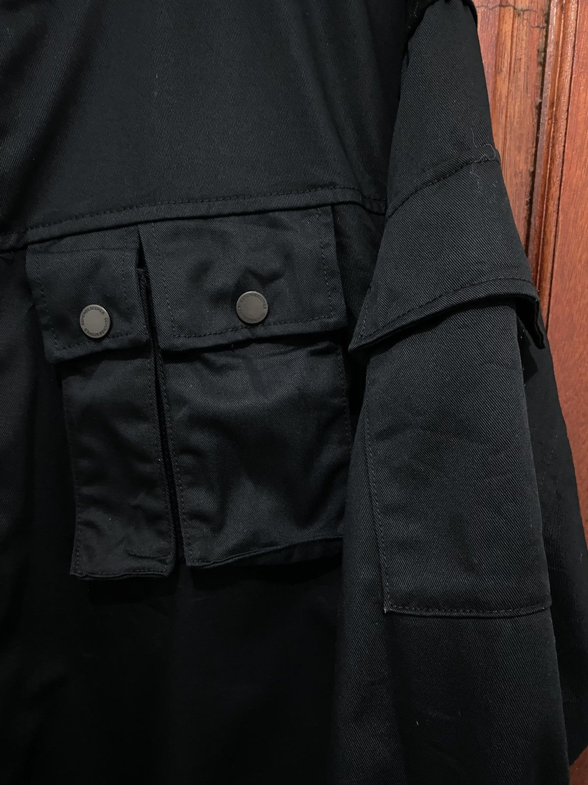 Jun Takahashi × Undercover 🔥 Gu X Undercover Field Military Black Utility Jacket Size US L / EU 52-54 / 3 - 7 Thumbnail