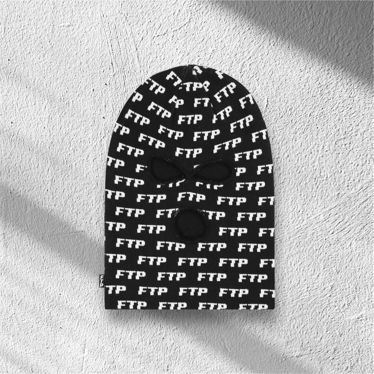 Fuck The Population Ftp Allover Logo Ski Mask Size ONE SIZE - 1 Preview