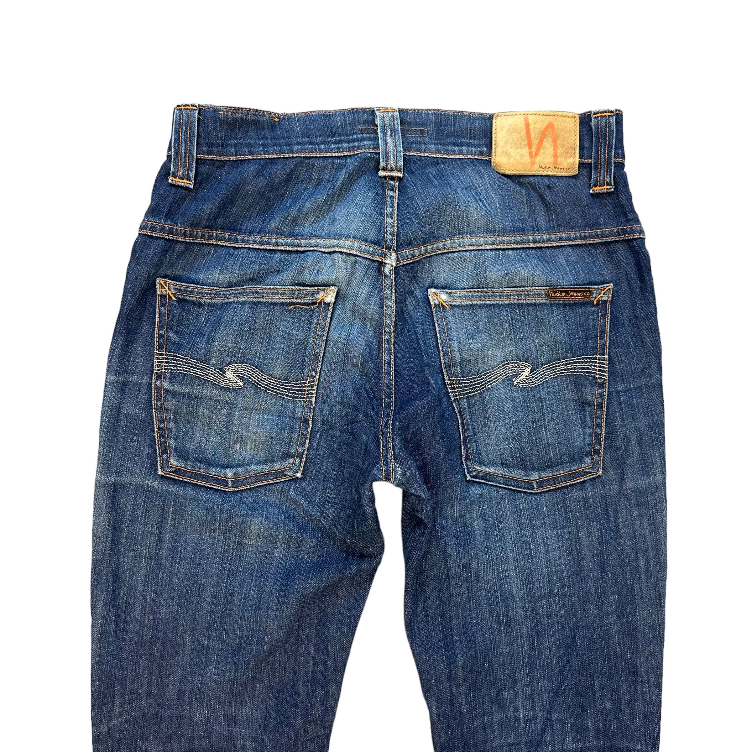 Japanese Brand TRASHED🔥 NUDIE JEANS DENIM PANTS #7463-147 Size US 30 / EU 46 - 14 Thumbnail