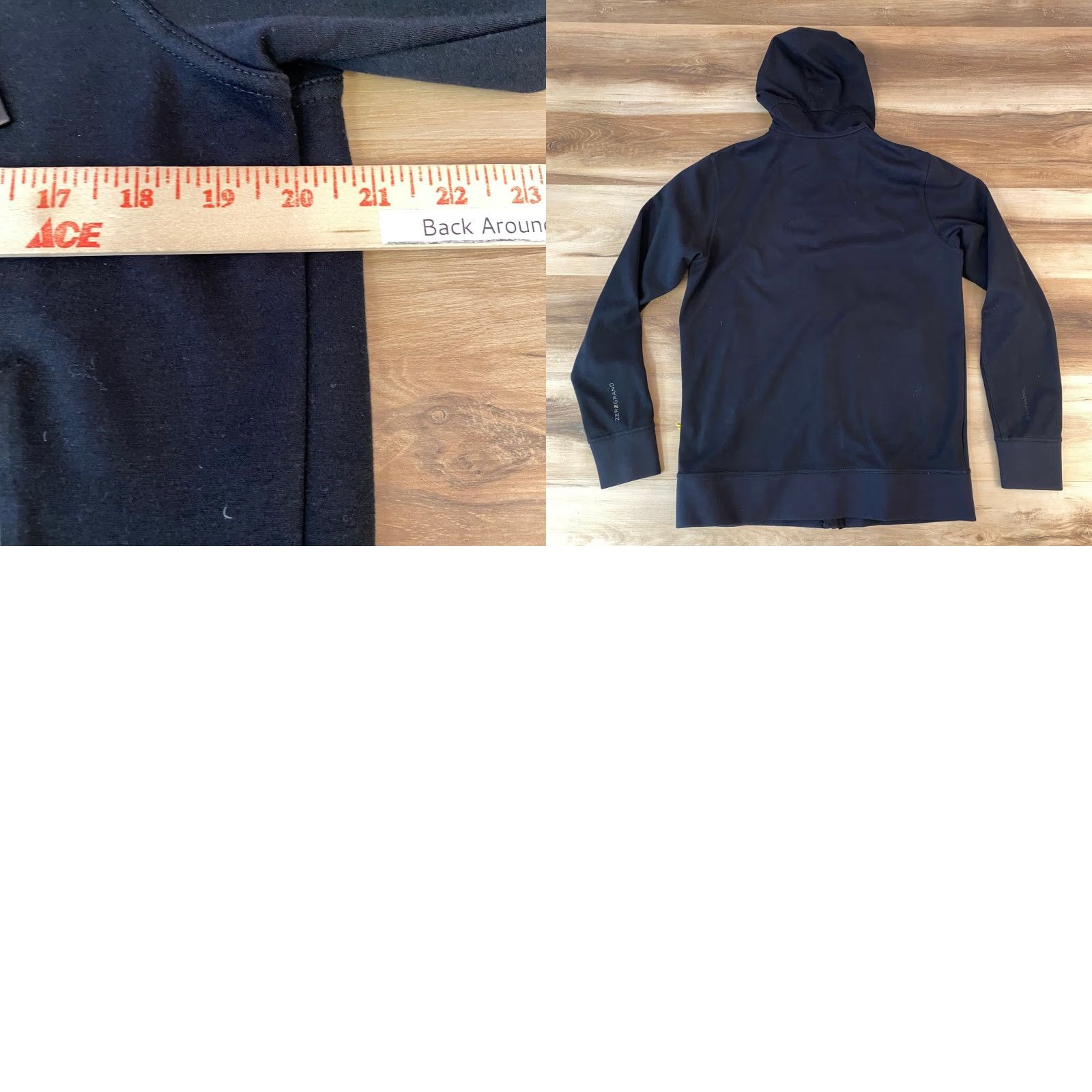 Cole Haan Cole Haan Zerogrand Hoodie Mens Small Black Full Zip Hooded Jacket Size US S / EU 44-46 / 1 - 8 Thumbnail