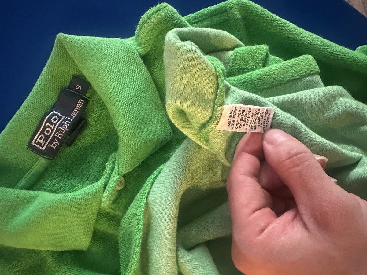 Polo Ralph Lauren Polo Ralph Lauren Green Fuzzy Polo Size US S / EU 44-46 / 1 - 5 Thumbnail