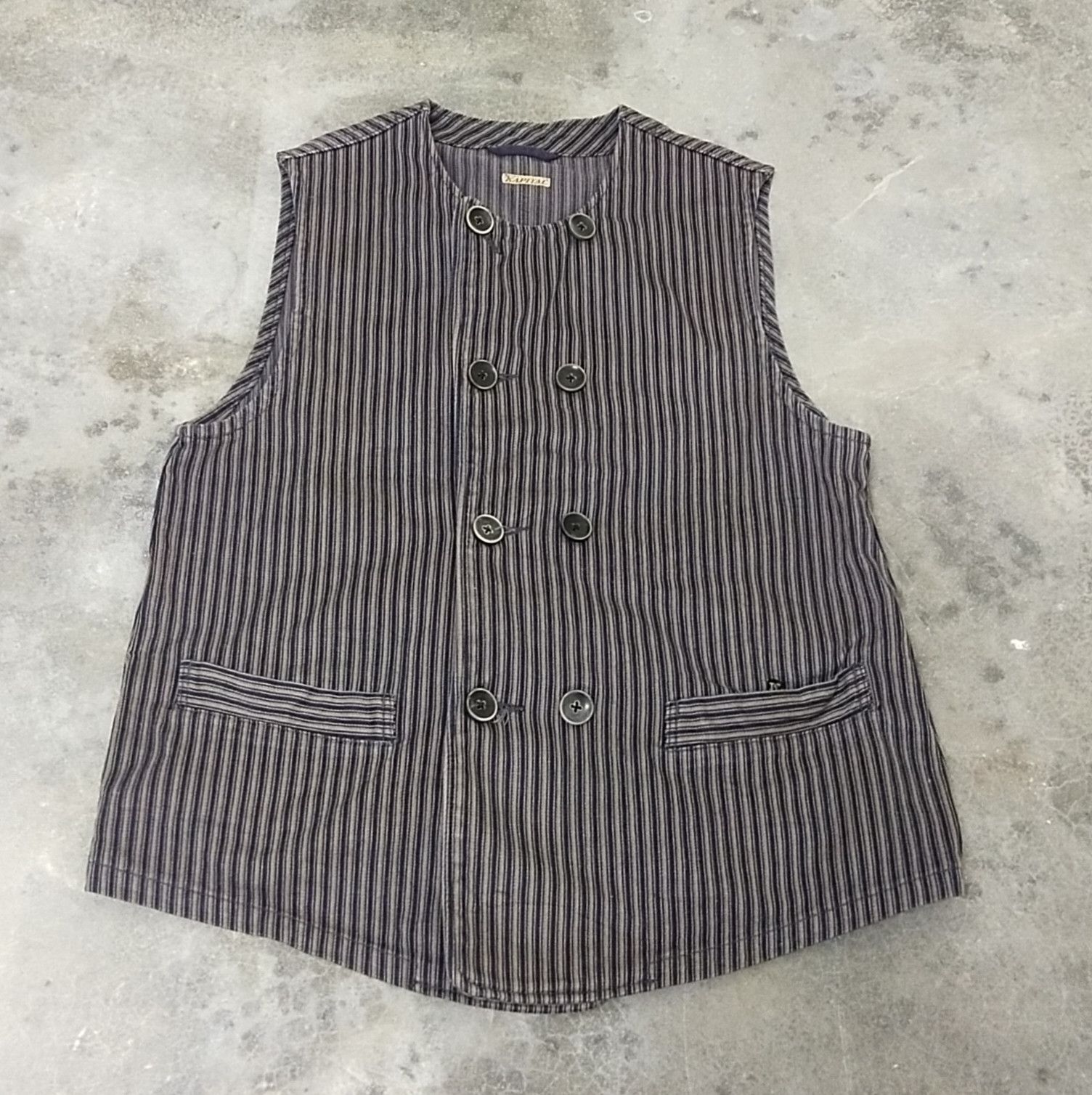 Other Final Drop Kapital Hickory Stripe Vest M Size M / US 6-8 / IT 42-44 - 1 Thumbnail