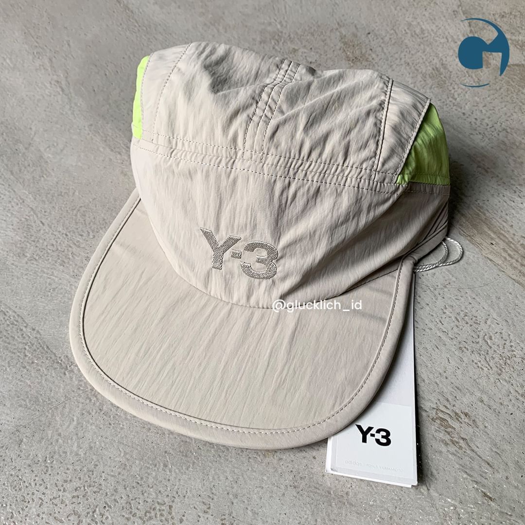 Y-3 Y3, Nylon Beige Running Cap Size ONE SIZE - 3 Thumbnail