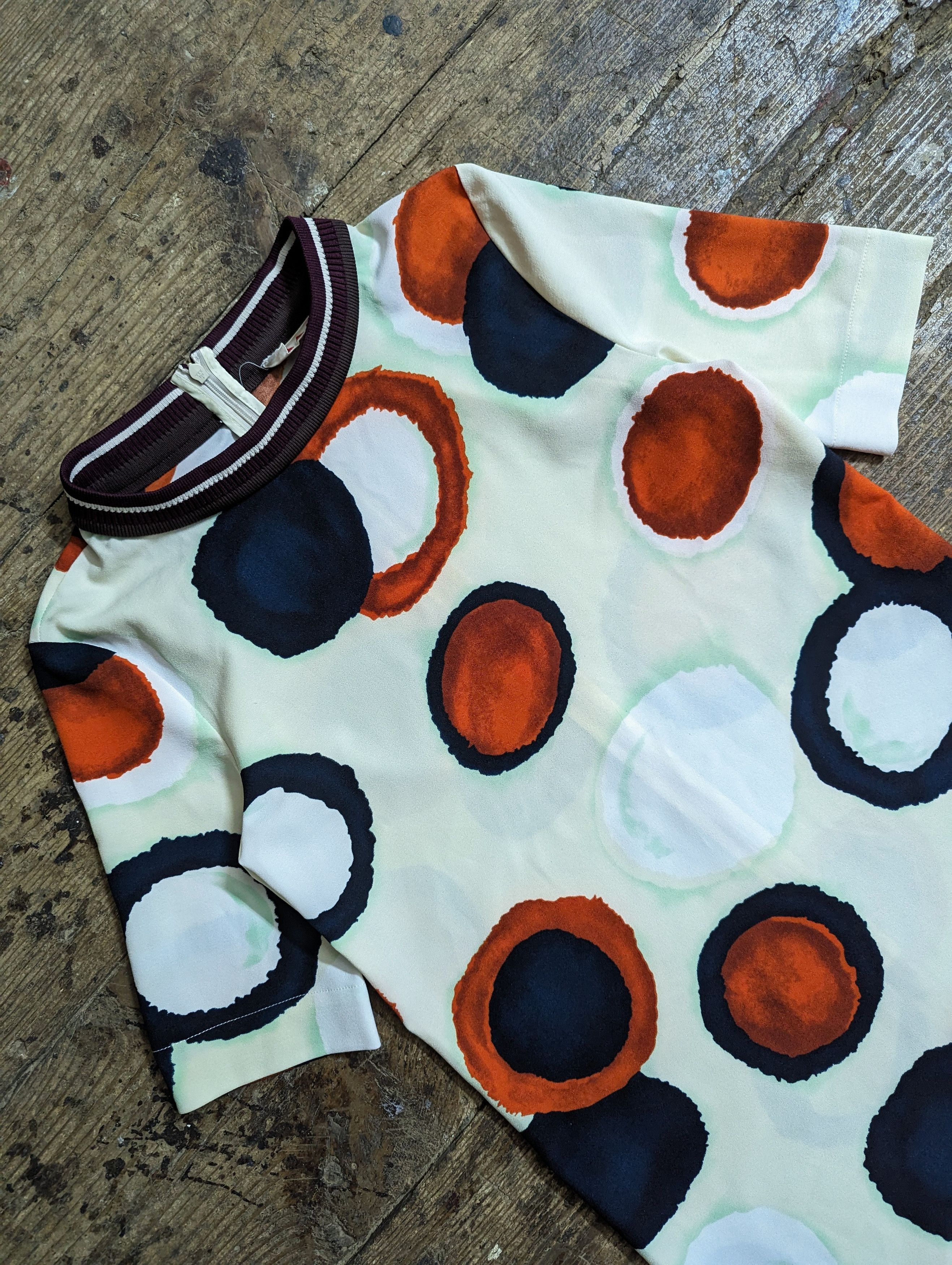 Marni Marni Abstract Dots Pattern Short Sleeve Dress Size S / US 4 / IT 40 - 3 Thumbnail
