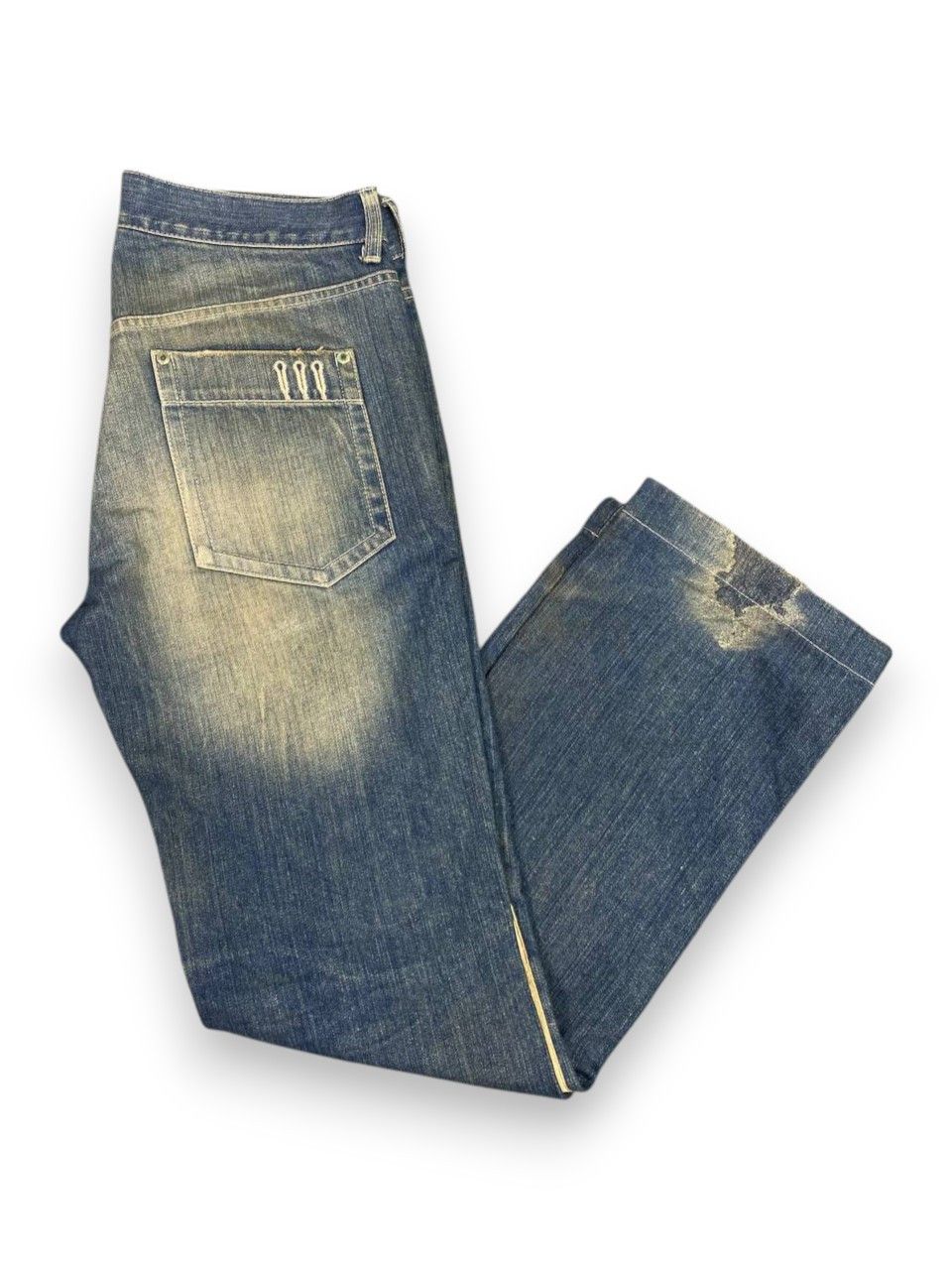 Japanese Brand vintage double standard japanese bootcut flare denim Size US 34 / EU 50 - 1 Thumbnail