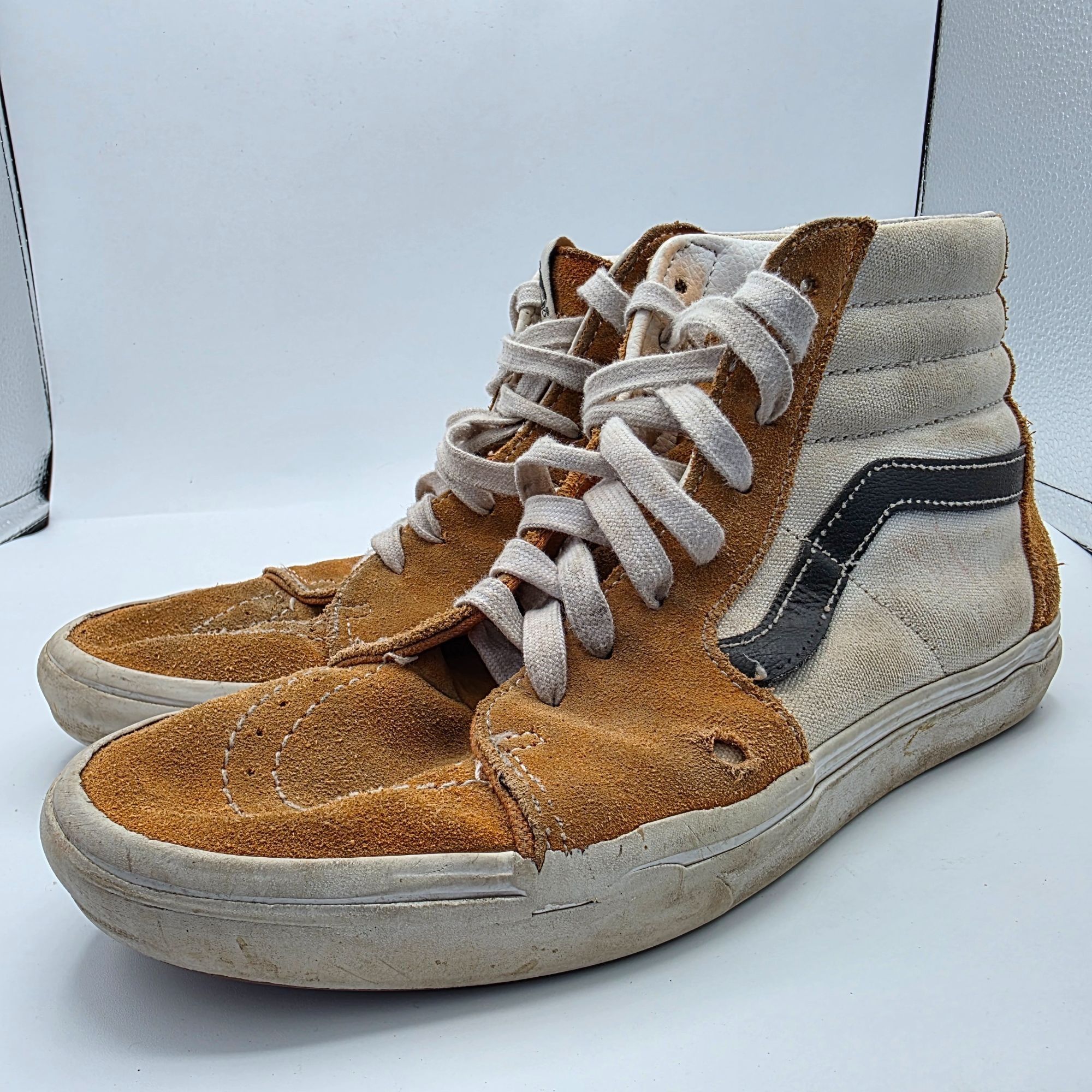 Vans Vans Sk8 Hi Retro Sport Mens Size 9 Apricot Orange True Whit Size US 9 / EU 42 - 3 Thumbnail