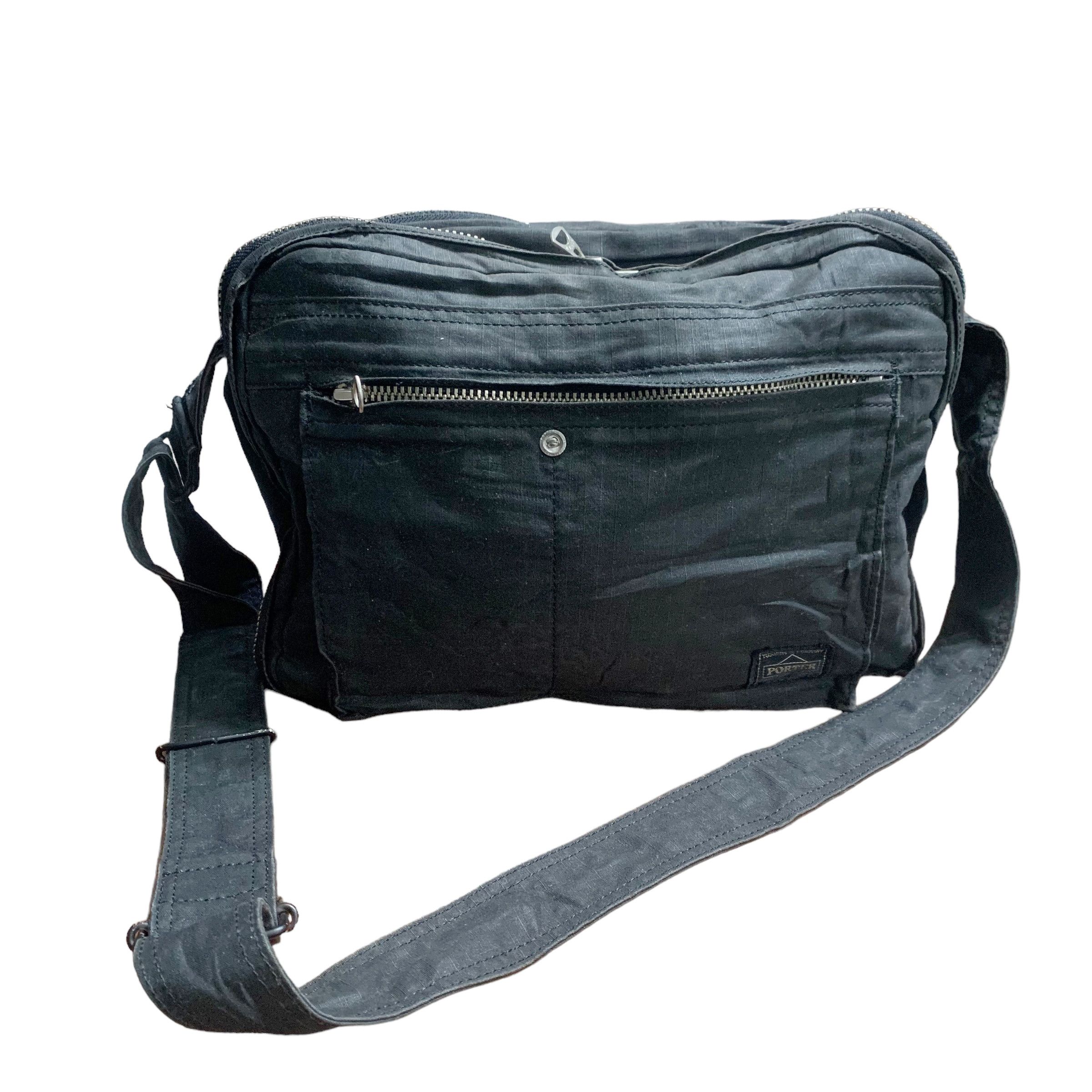 image of Vintage Porter Yoshida Sling Bag in Black, Men's