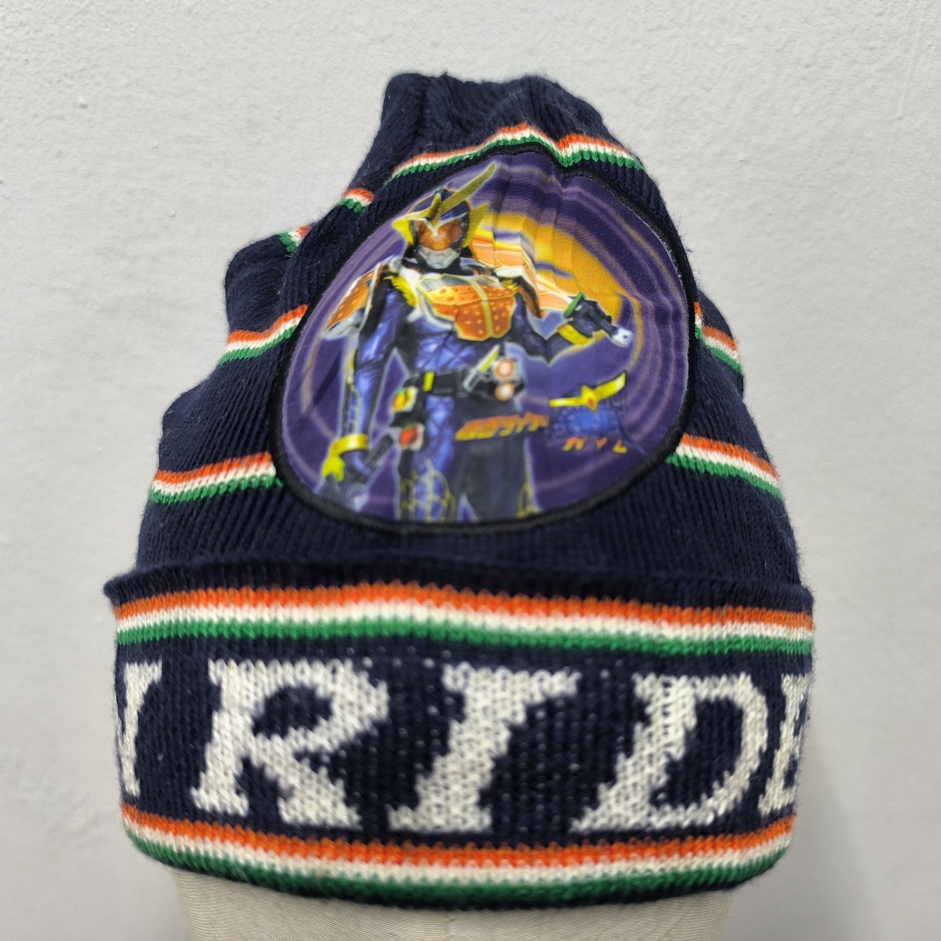 Anime 💥 Japanese action kamen rider gaim short beanie hat Size ONE SIZE - 3 Thumbnail