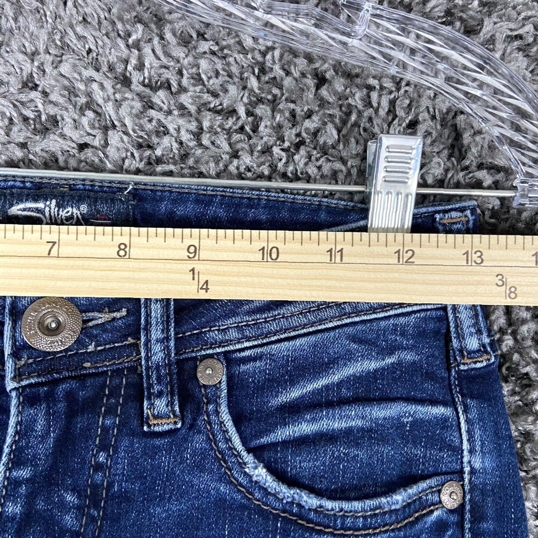 Silver Jeans Co. SILVER JEANS Avery Slim Bootcut Blue Jeans Women’s 25 Size 42" / US 20 - 6 Thumbnail