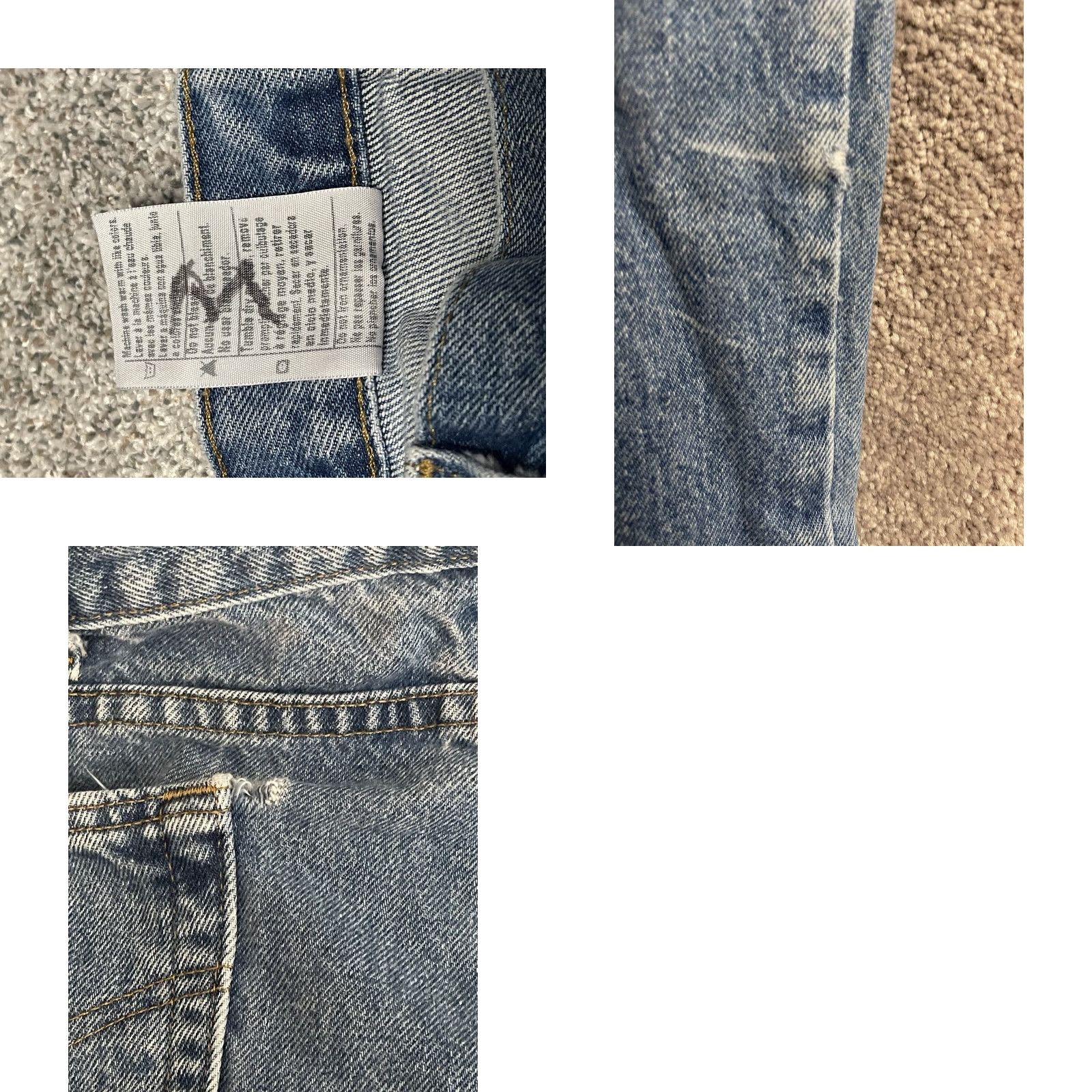 Carhartt Carhartt B18 DST Traditional Fit Jeans Mens 40x32 Straight Leg Workwear Streetwear Blue 5-Pocket Denim Jeans Mens Straight Leg 40 32 DST B18 Series Size US 40 / EU 56 - 8 Thumbnail