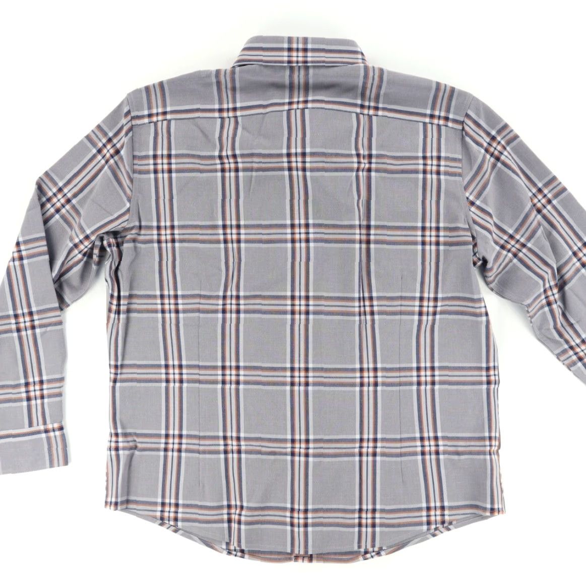 Mizzen+Main Mizzen + Main City Flannel Plaid Button Down Shirt Gray Men's 2XL Size US XXL / EU 58 / 5 - 4 Thumbnail