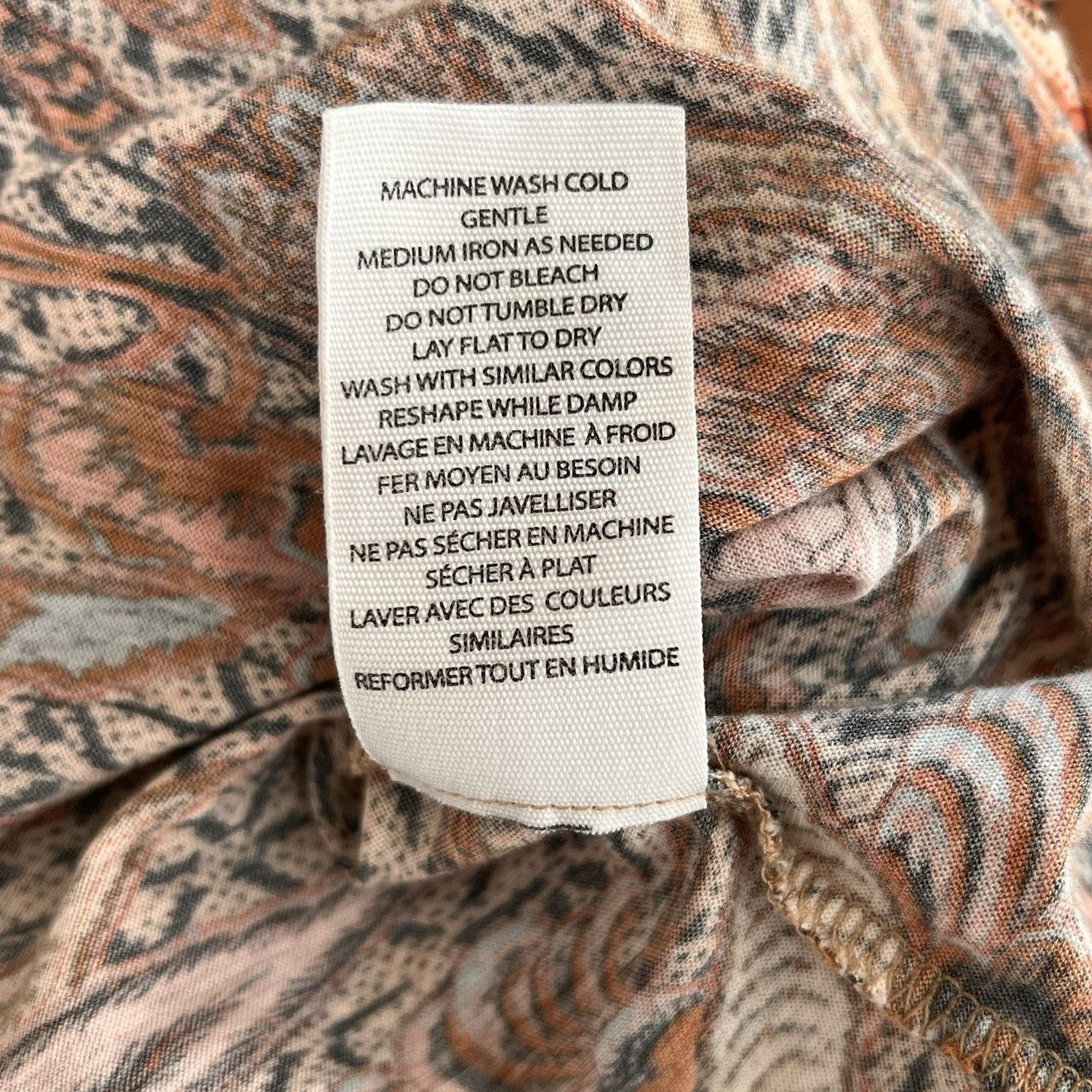 Ulla Johnson Ulla Johnson 3/4 Sleeve Top (S) Wheat Flowers 100% Cotton Size S / US 4 / IT 40 - 5 Thumbnail