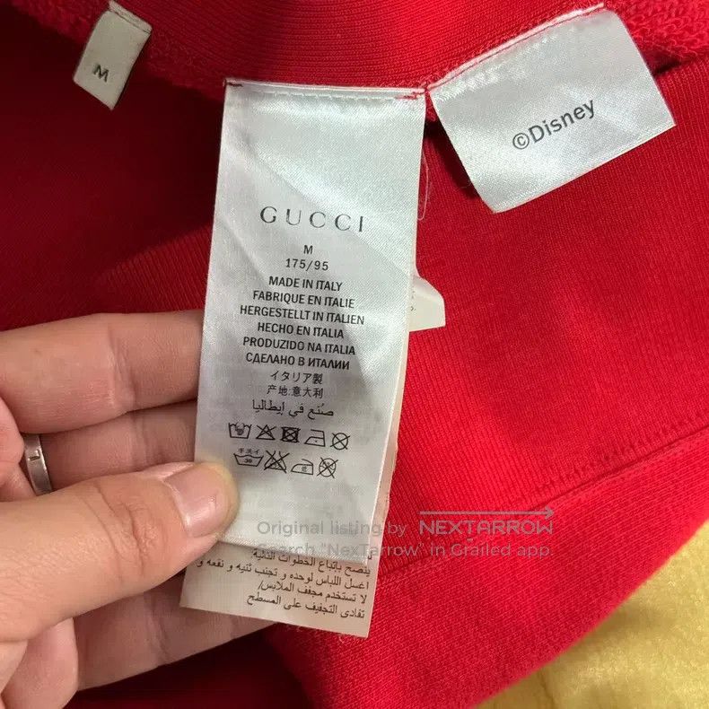 Gucci Gucci Donald Duck Red Hoodie Size US M / EU 48-50 / 2 - 5 Thumbnail