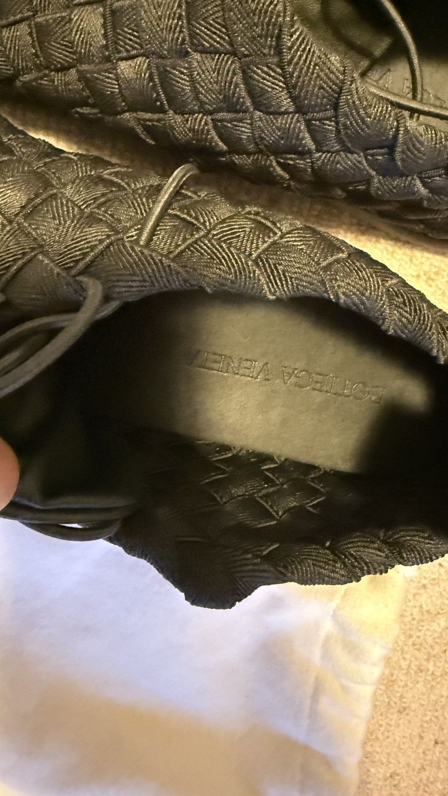 Bottega Veneta Bottega Veneta Intrecciato Plat Black woven sneaker 8.5 Size US 8.5 / EU 41-42 - 8 Thumbnail