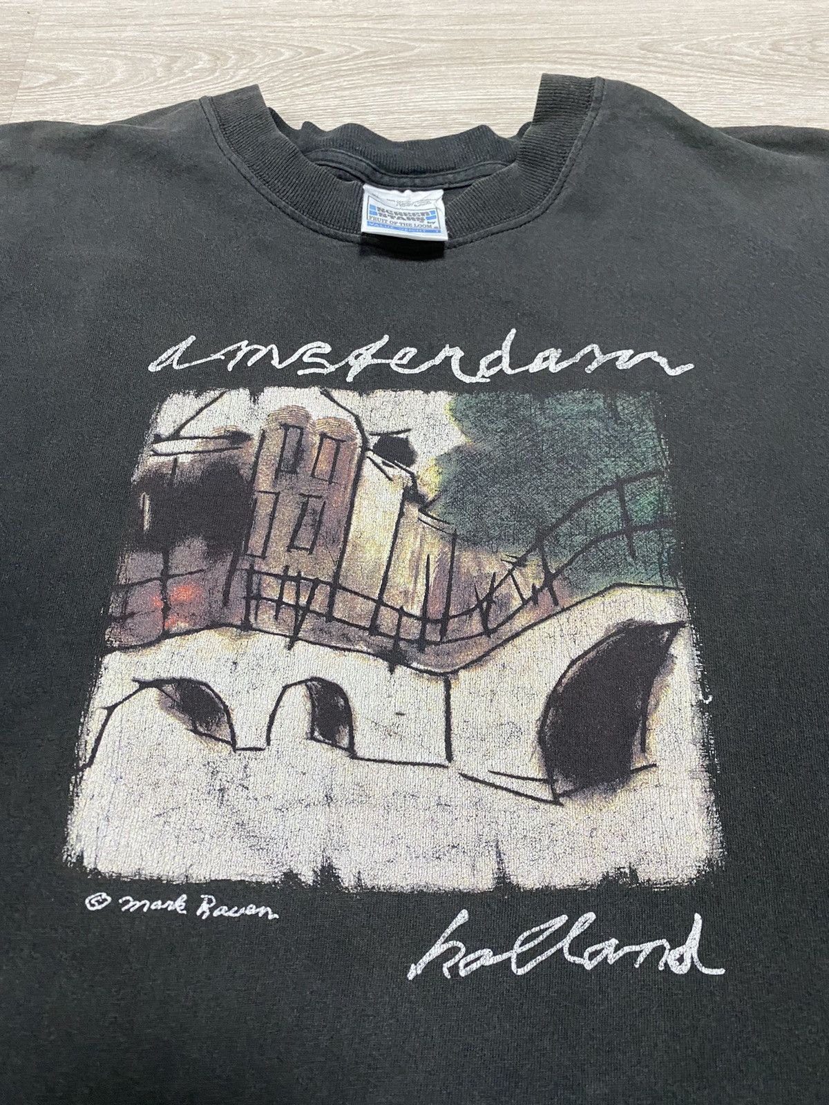 Vintage Vintage ART Mark Raven Amsterdam 1994 print Holland size XL Size US XL / EU 56 / 4 - 3 Thumbnail