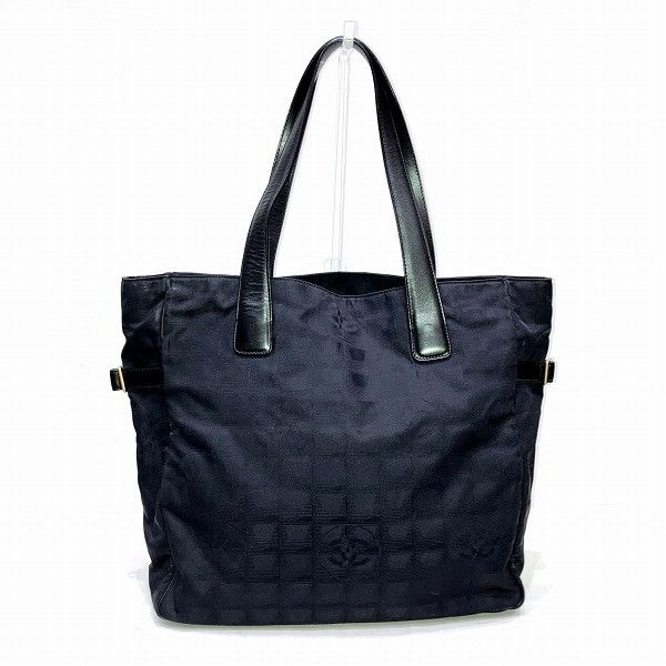 Chanel Chanel Chanel Nylon Canvas Leather Tote GM A15825 Canvas Tote Bag A15825 Size ONE SIZE - 1 Thumbnail