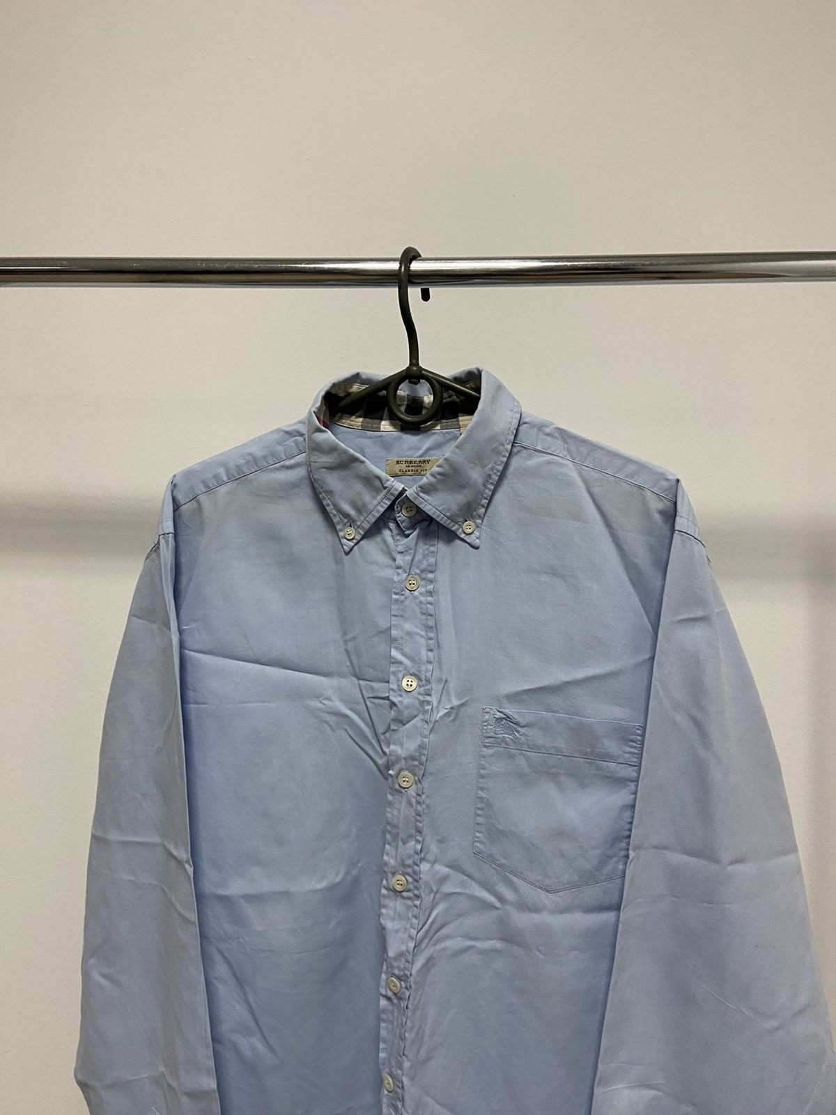 Burberry × Vintage Burberry Vintage Button Ups Classic Nova Check Small Logo Size US L / EU 52-54 / 3 - 2 Thumbnail