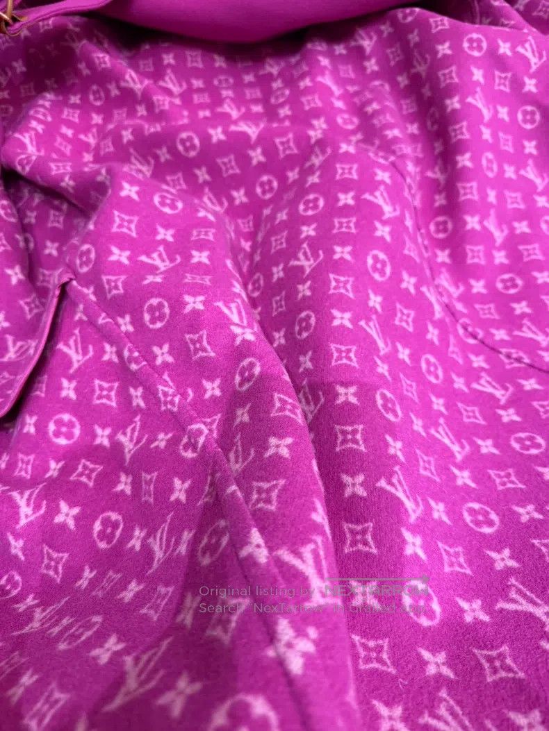Louis Vuitton Louis Vuitton Purple presbyopic belted coat Size XS / US 0-2 / IT 36-38 - 7 Thumbnail