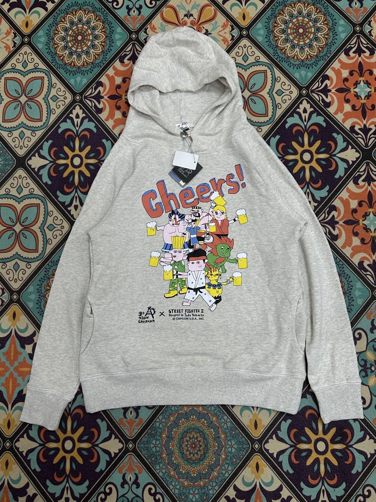 go slow caravan AW20 Go Slow Caravan X Street Fighter Grey Hoodie Size US M / EU 48-50 / 2 - 17 Thumbnail