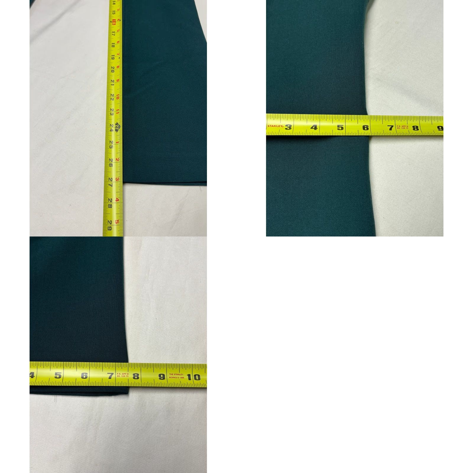 Veronica Beard Veronica Beard Green Pants Dress Pants Flare Leg Dark Forest Green 00 W24 L27 Women Size 24" / US 00 / IT 34 - 9 Thumbnail