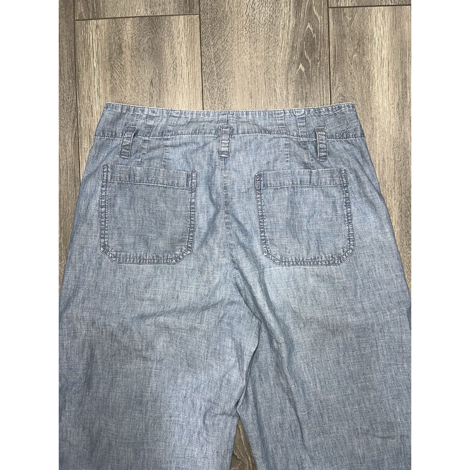 Gap GAP Retro Cut Y2K Light Blue VTG Cotton Pants Pet 12 A001366 Size 34" / US 12 / IT 48 - 11 Thumbnail