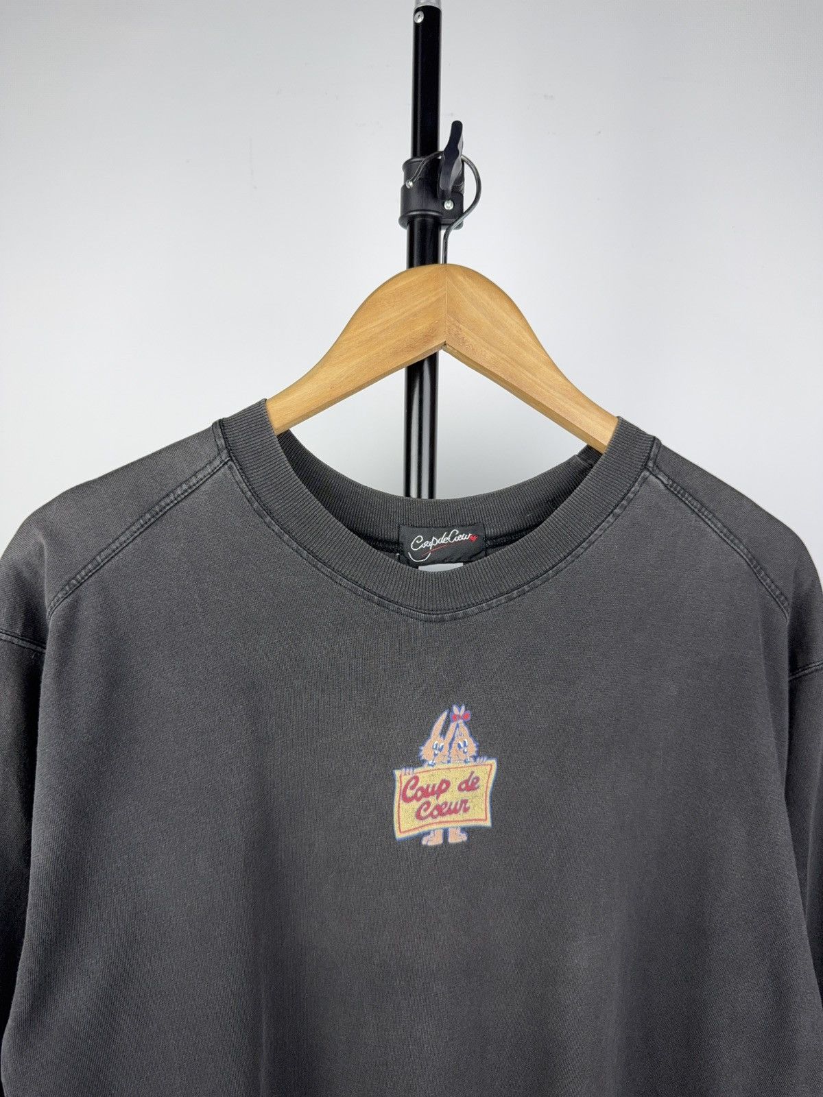Vintage Coup de Coeur Art Graphic Tee 90s Vintage Cartoon Print Size US L / EU 52-54 / 3 - 3 Thumbnail
