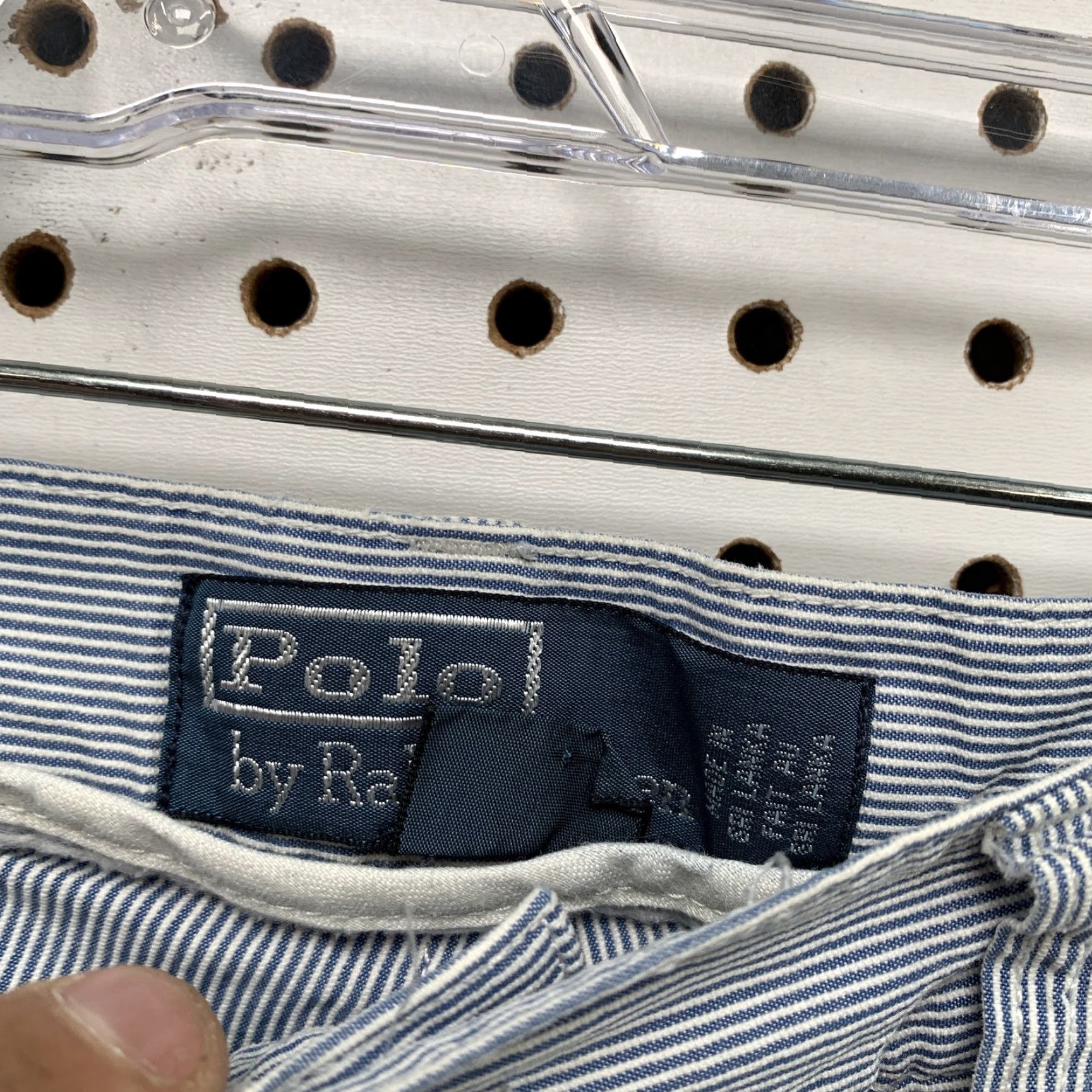 Polo Ralph Lauren Polo Ralph Lauren Polo Shirt Chino Shorts Mens Size 33 Blue Embroidered Pony Casual Summer 90s Boys Mens Size US XS / EU 42 / 0 - 3 Thumbnail