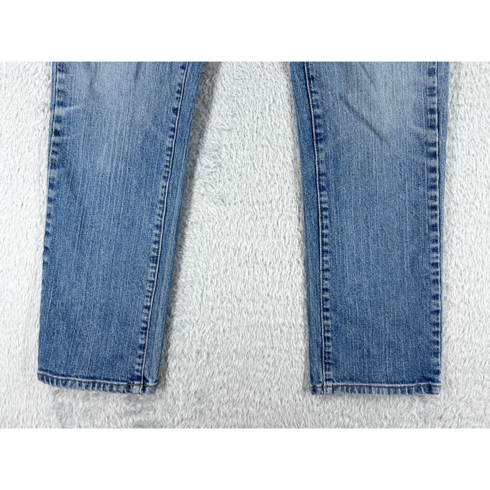 Vintage Garnet Hill Jeans Women 28 Blue Denim 28x30 Straight Mid Rise 100% Cotton Relaxed 5-Pocket Denim Jeans Women Size 28" / US 6 / IT 42 - 2 Thumbnail