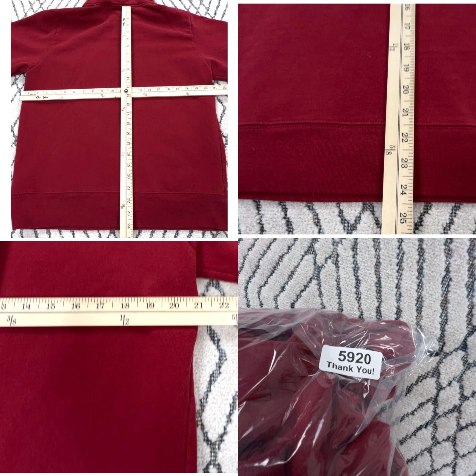 The North Face The North Face Hoodie Men Medium Red Black Fleece Graphic Print Hooded Pocket Sweatshirt Size US M / EU 48-50 / 2 - 8 Thumbnail