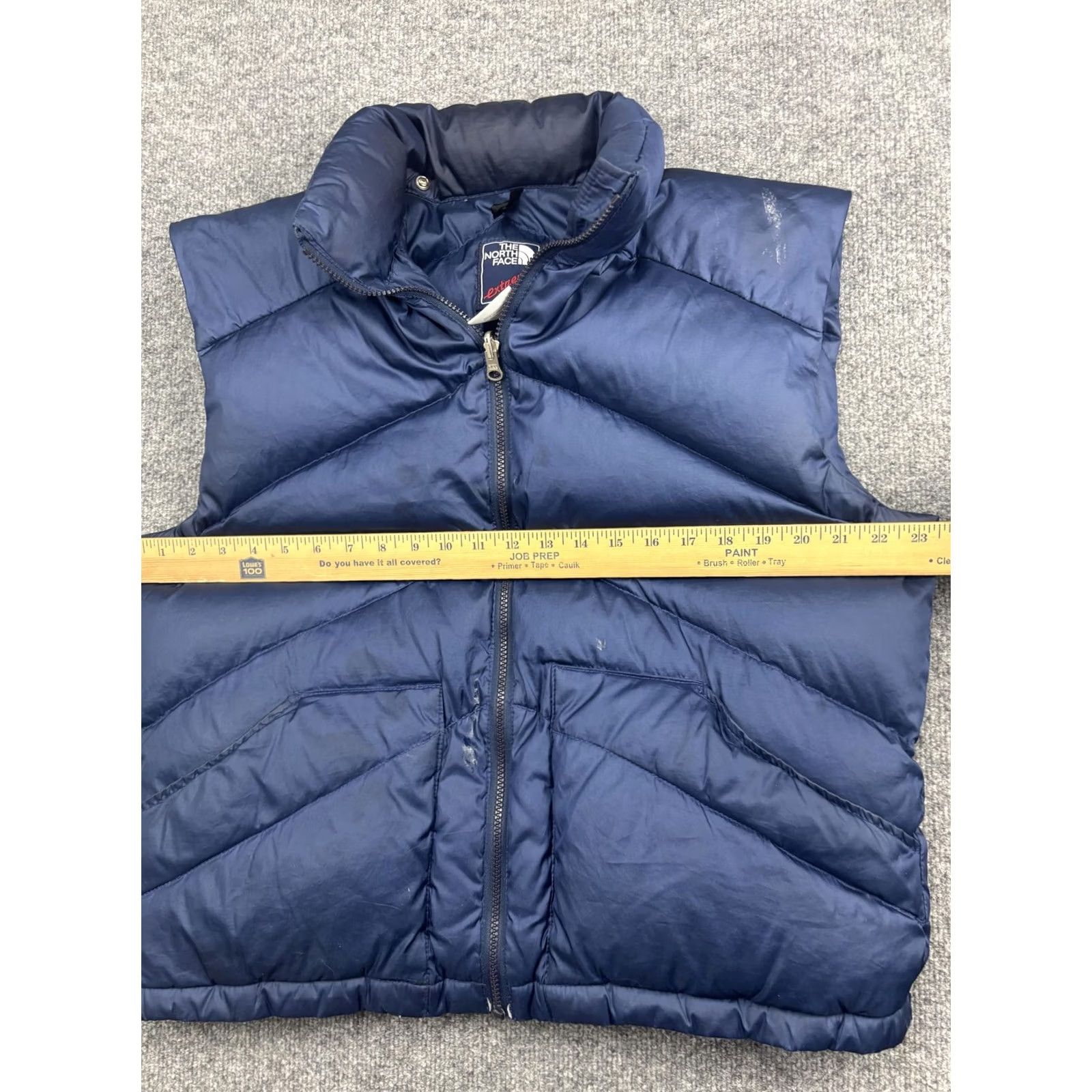 The North Face VINTAGE The North Face Extreme Vest Mens Large Blue Down Puffer Made USA 80s Size US L / EU 52-54 / 3 - 4 Thumbnail
