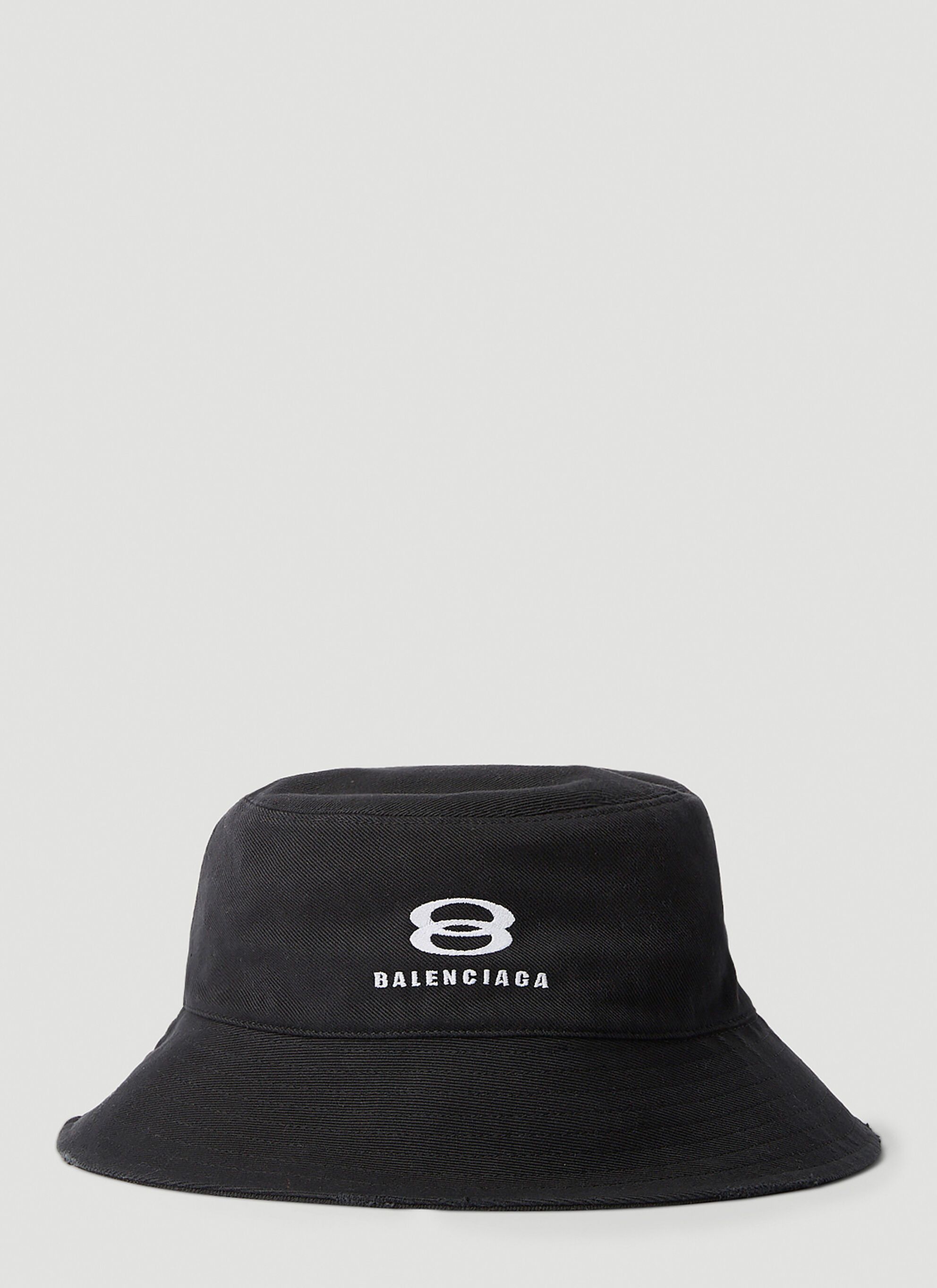 Balenciaga Logo Embroidery Bucket Hat Size ONE SIZE - 1 Thumbnail