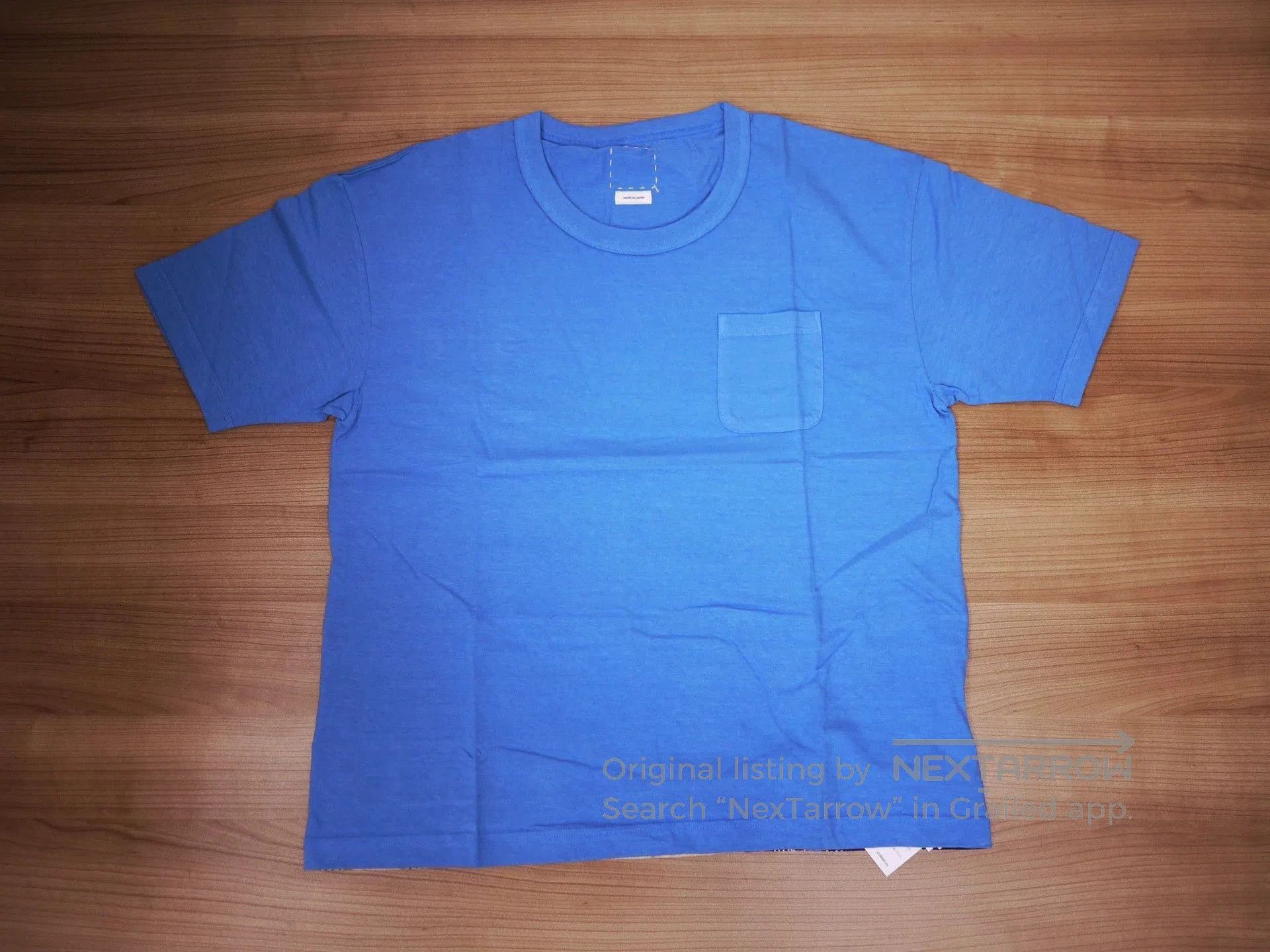 Visvim Blue Short-Sleeve Shirt with Bandana Print Hem. Size US S / EU 44-46 / 1 - 6 Thumbnail