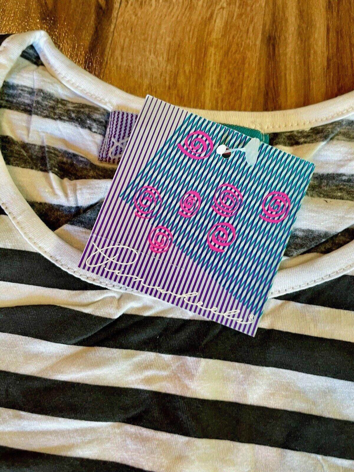 Designer Long Sleeve Striped Christmas Shirt Noel Size Large NWT (A1) Size L / US 10 / IT 46 - 5 Thumbnail
