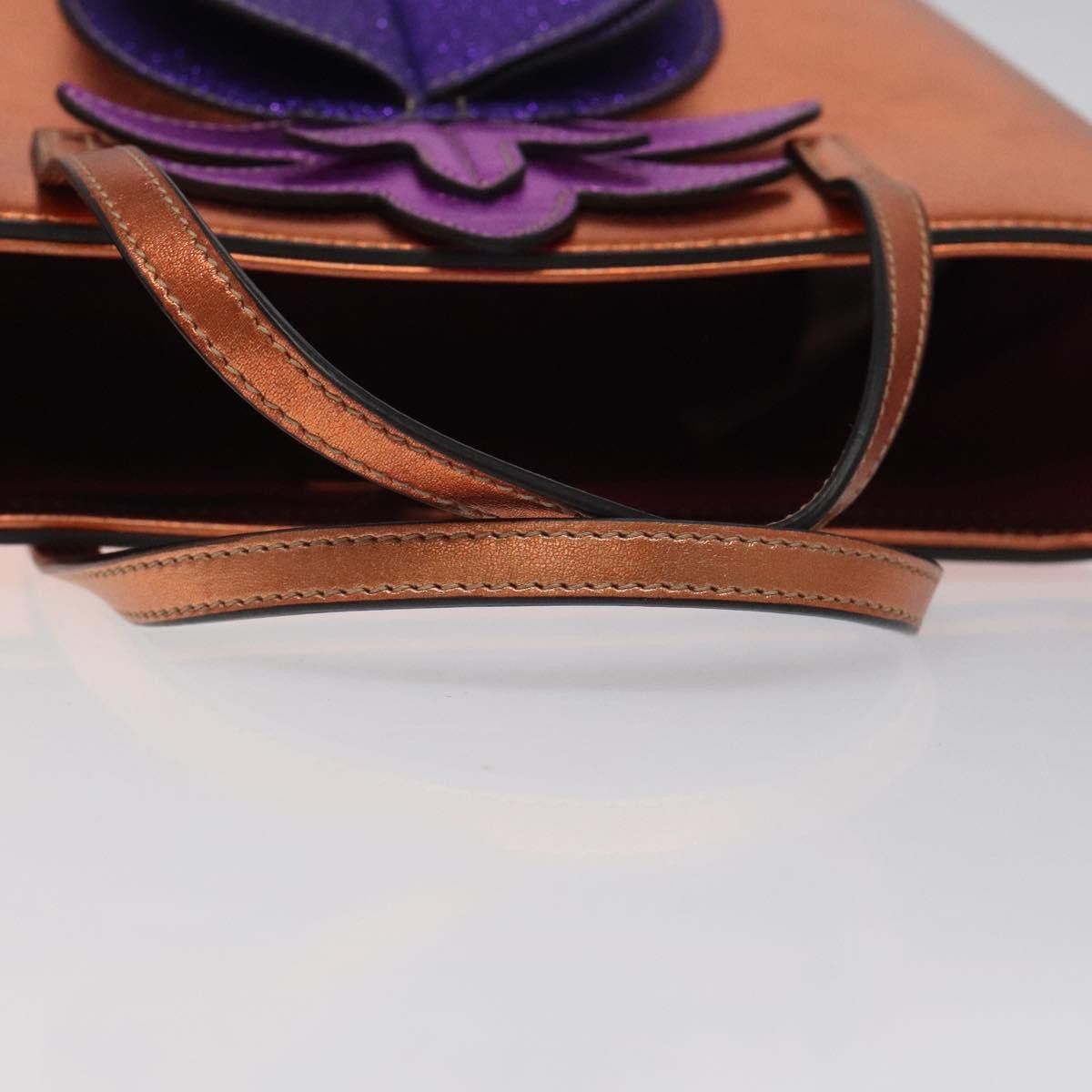 Gucci GUCCI Hand Bag Leather Bronze Size ONE SIZE - 7 Thumbnail