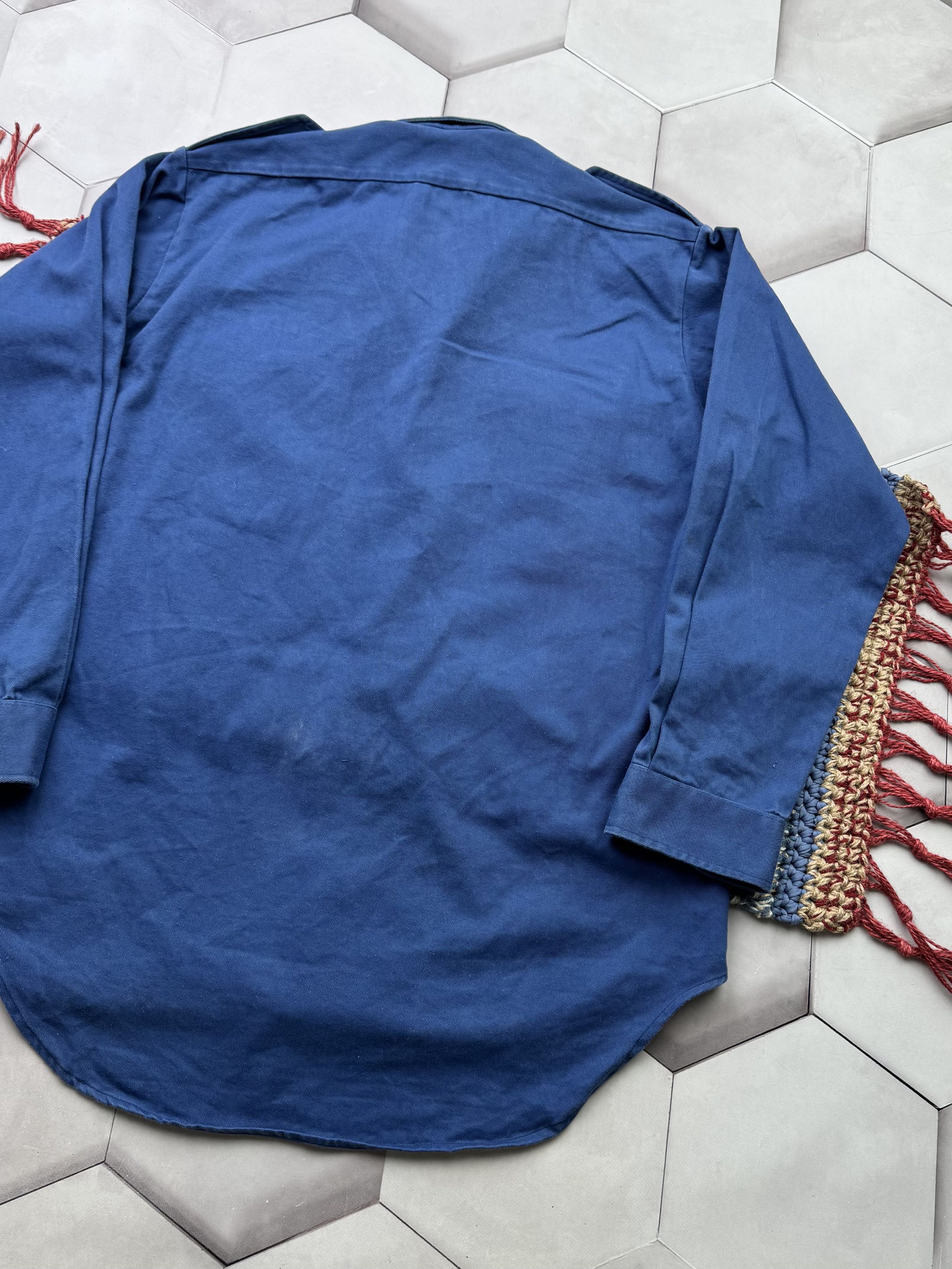 Japanese Brand Vintage Work Shirt (E4) Size US L / EU 52-54 / 3 - 10 Thumbnail