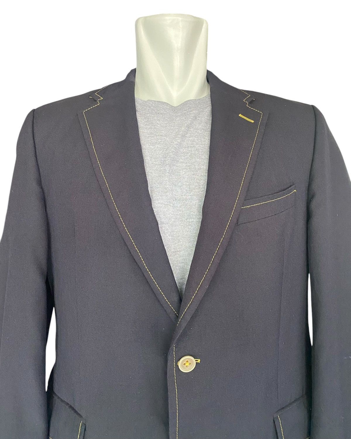 Tommy Hilfiger Rare TOMMY HILFIGER Men’s Blazer Black Size 40L - 6 Thumbnail