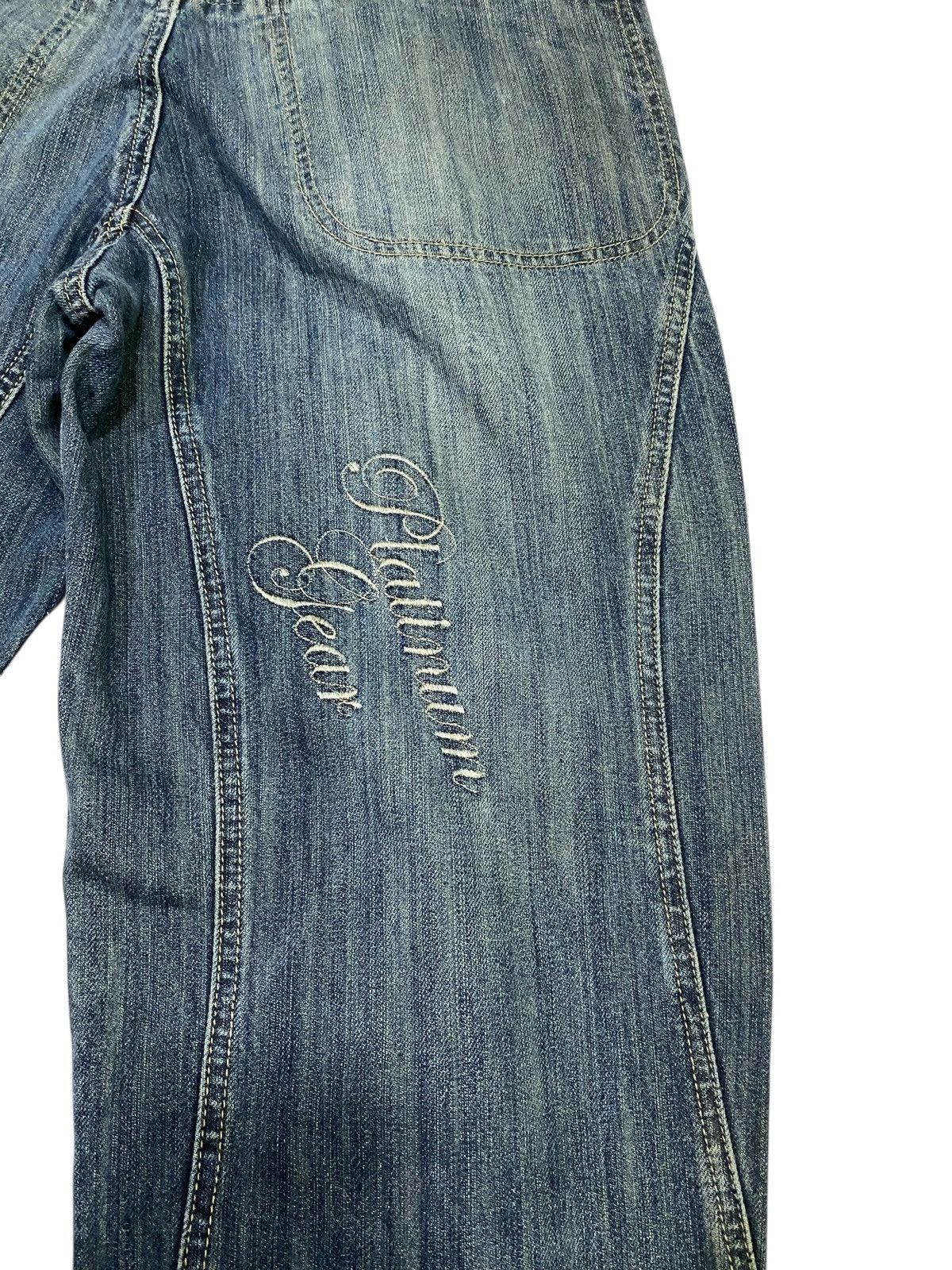 JNCO Japanese brand X Platinum gear baggy jeans Size US 31 - 10 Thumbnail