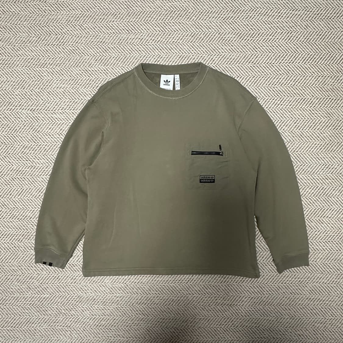 Adidas Olive Adidas Utility Sweatshirt Size US M / EU 48-50 / 2 - 1 Thumbnail