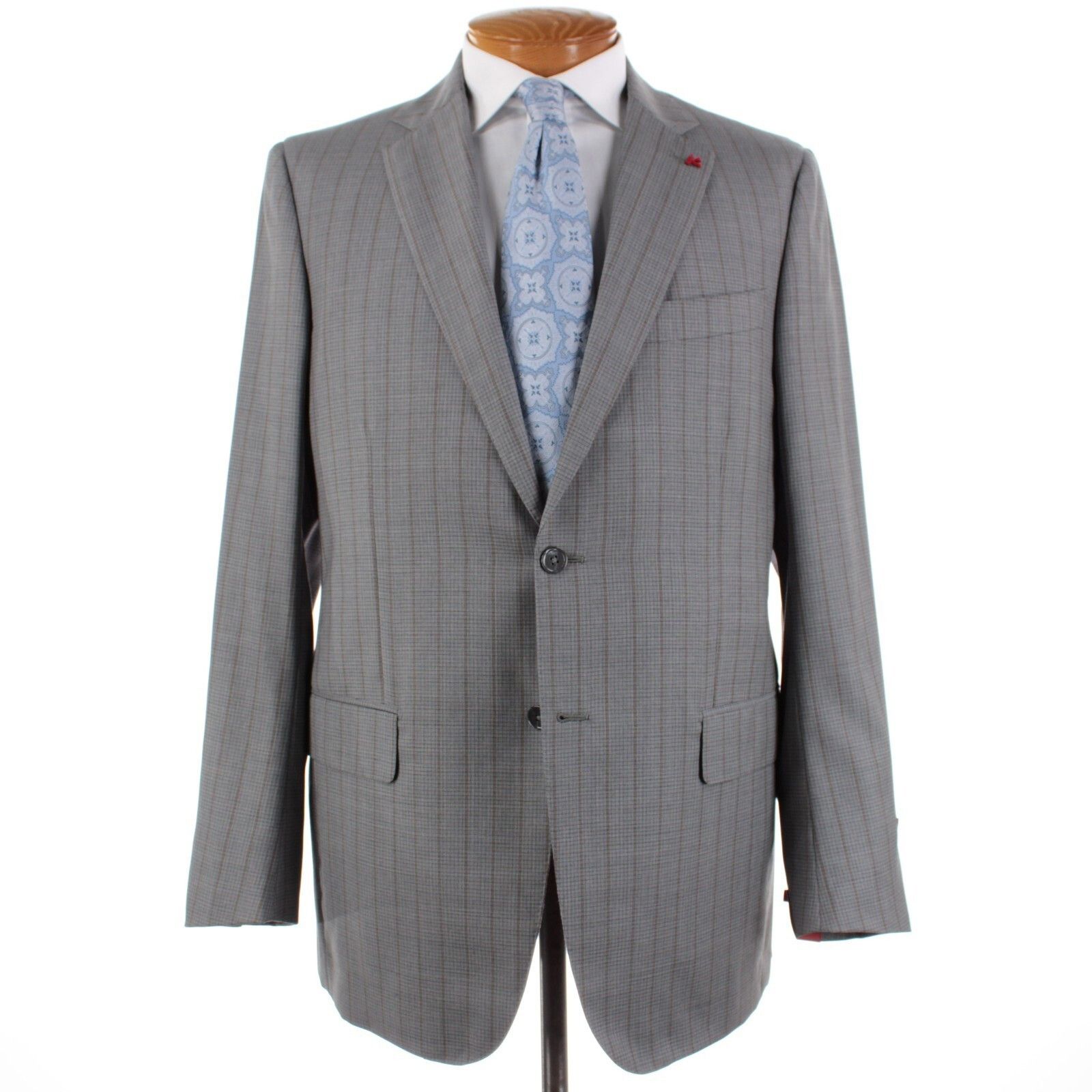 Isaia isaia Suit Size US 44 Long in Gray Size 44R - 1 Thumbnail