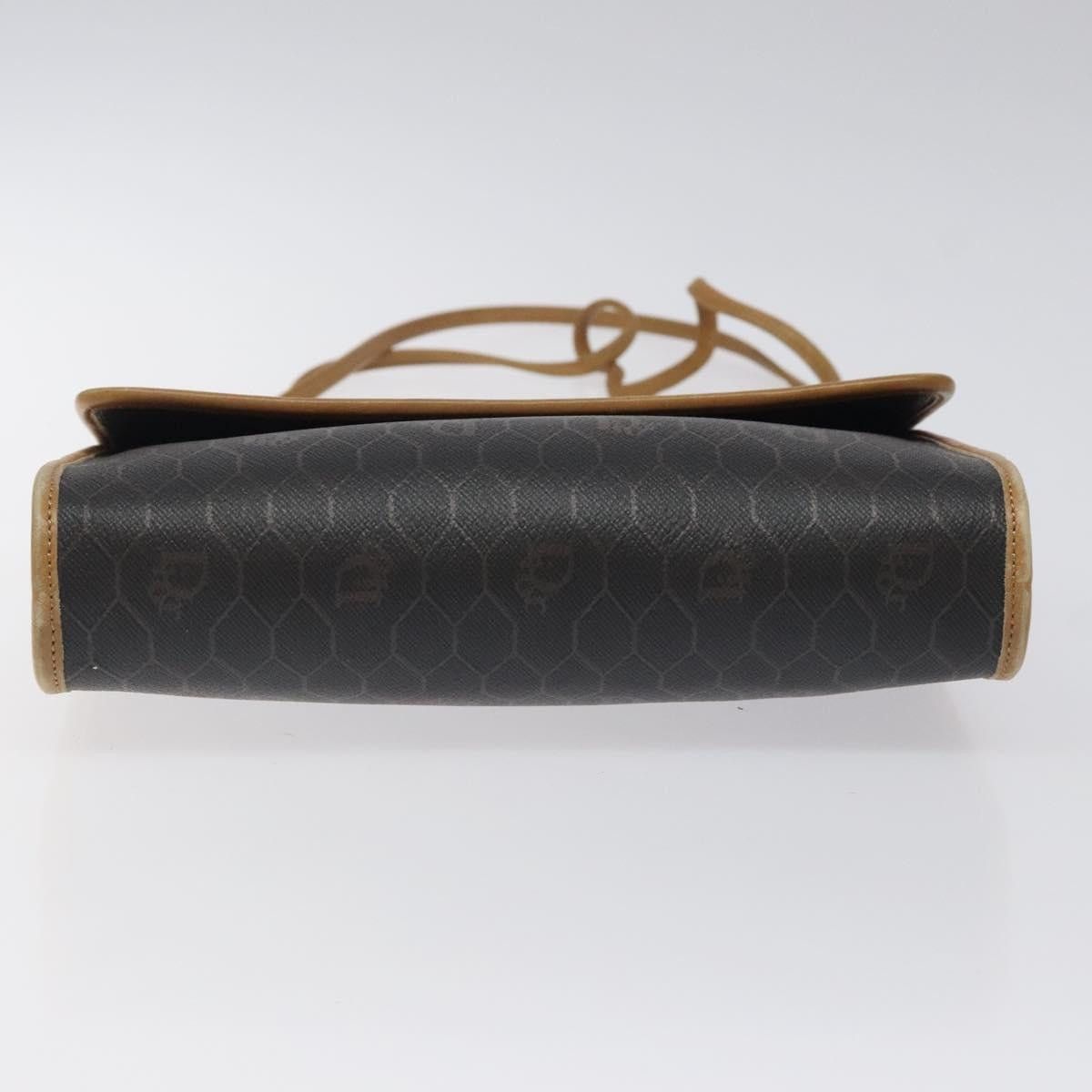 Dior DIOR Honeycomb Canvas Shoulder Bag Pvc Black Gold Size ONE SIZE - 9 Thumbnail