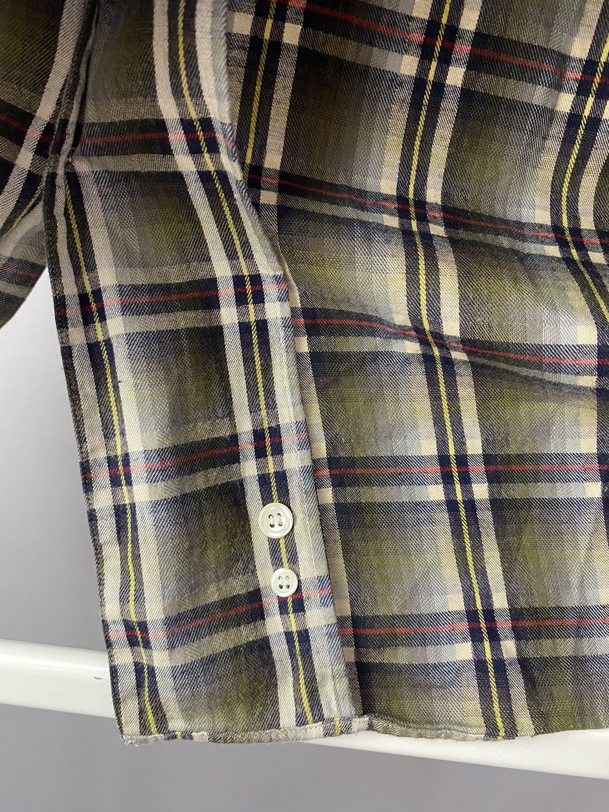6876 6876 Archive Plaid Button-Up Shirt — Rare British Streetwear Size US XL / EU 56 / 4 - 9 Thumbnail